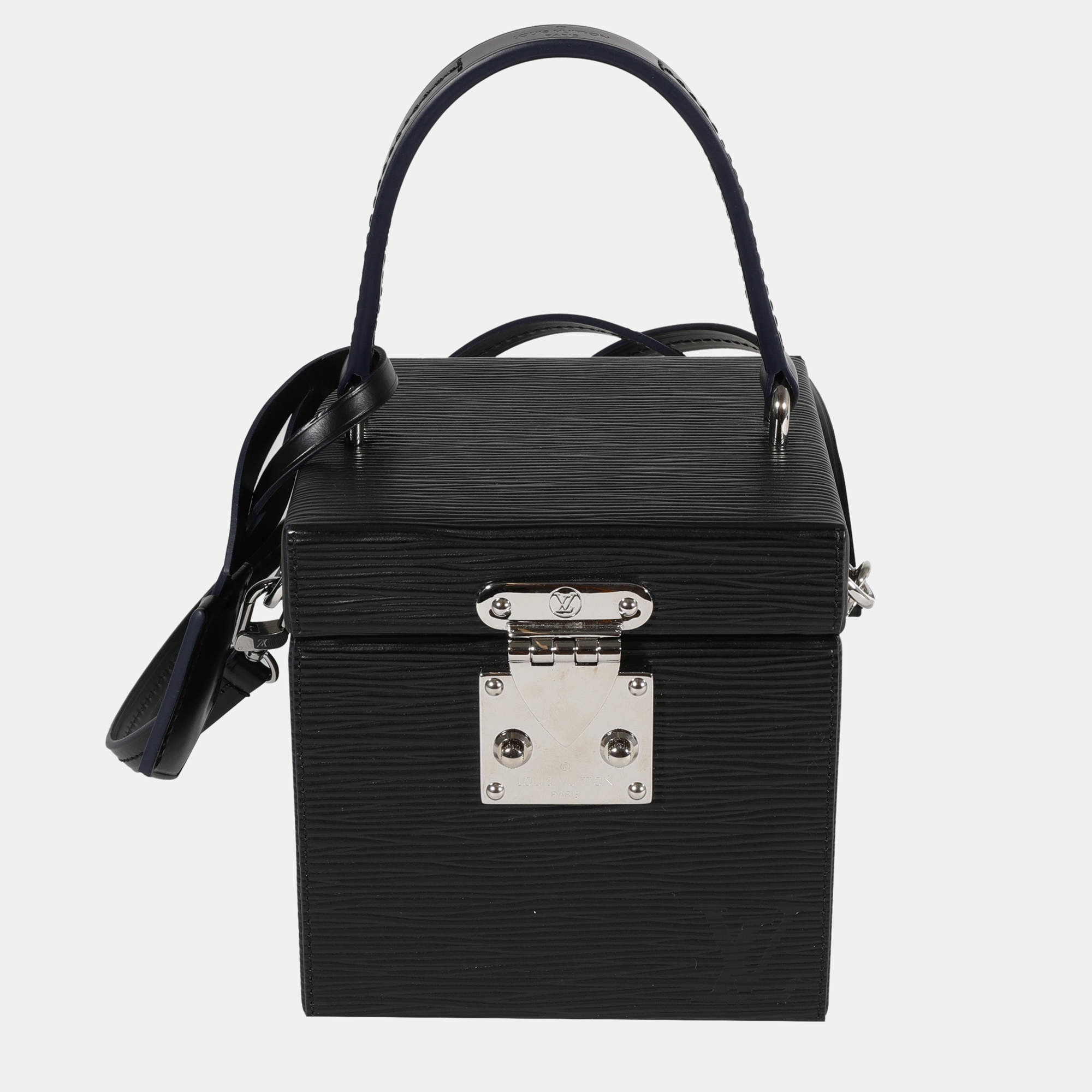 Louis Vuitton Black Epi Leather Bleeker Box Bag Louis Vuitton
