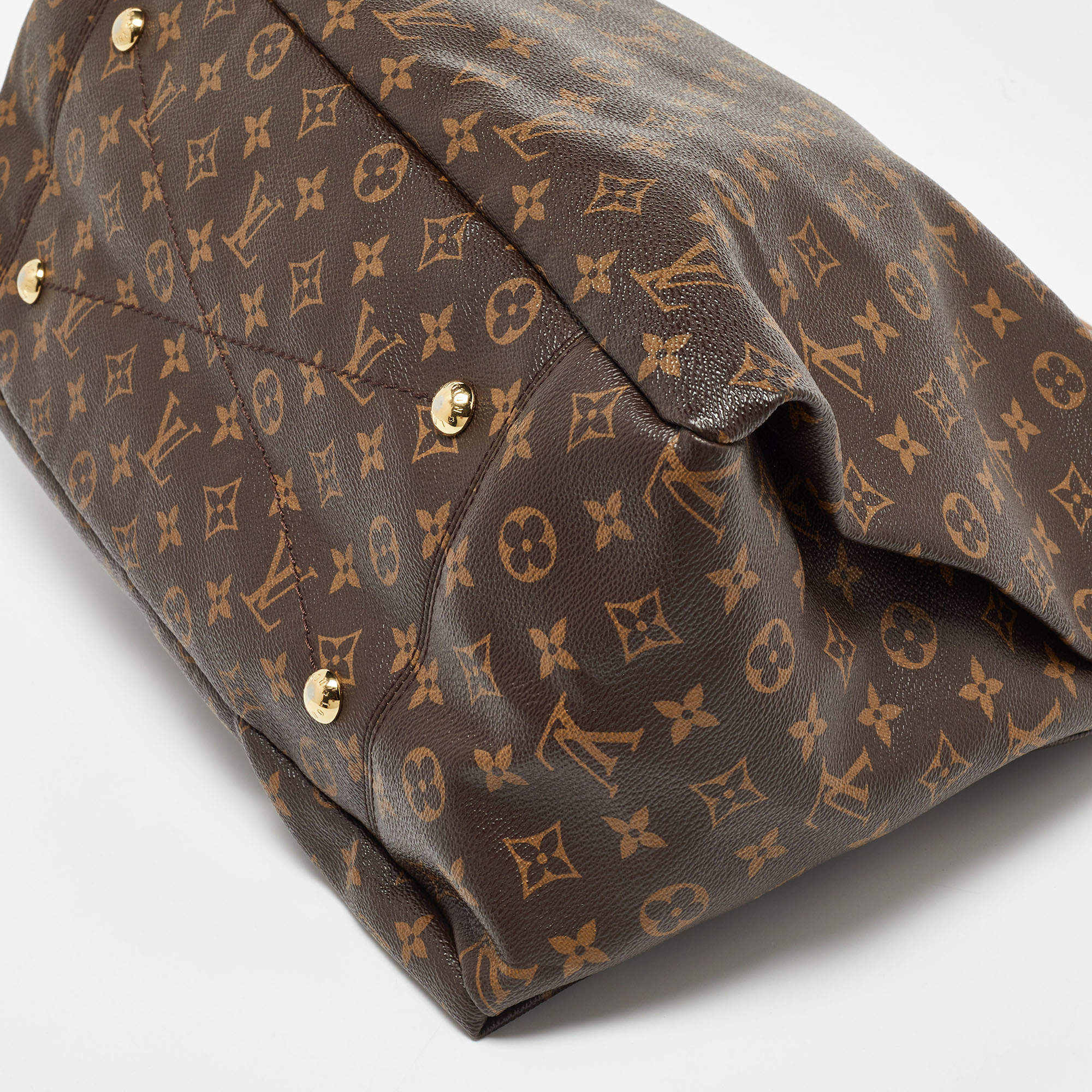 Louis Vuitton Artsy MM Monogram Canvas Brown Leather ref.495631 - Joli  Closet