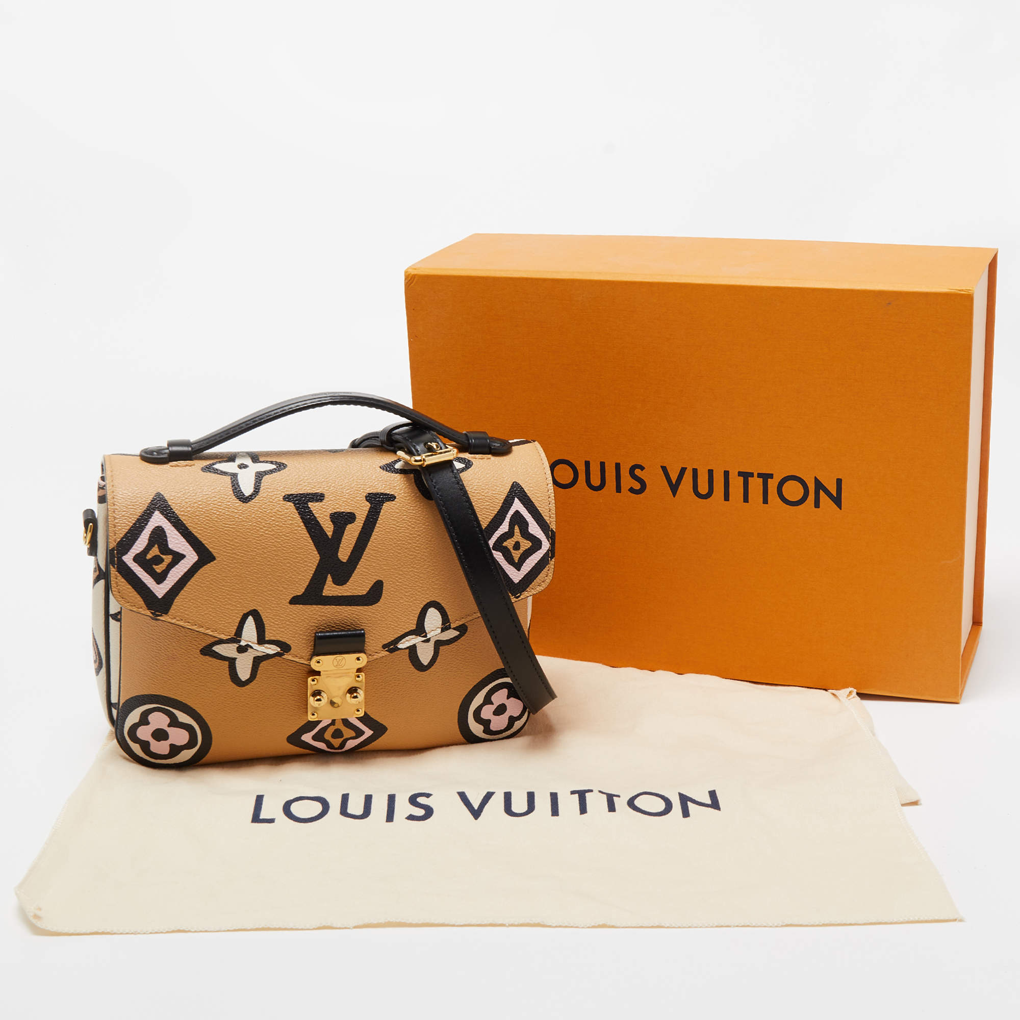 Louis Vuitton Monogram Giant 'Wild at Heart' Pochette Métis w/ Strap