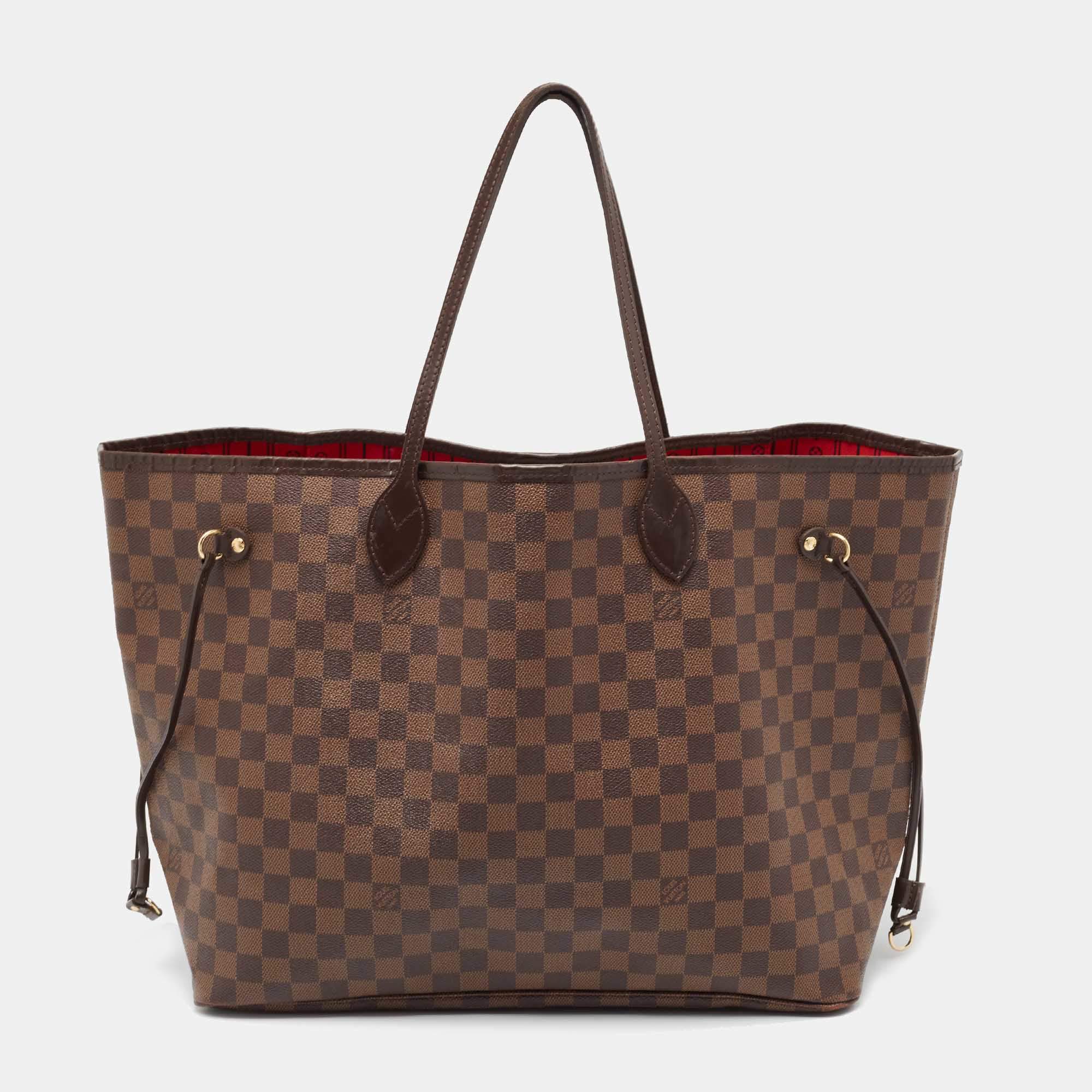 LV, Neverfull GM Damier Ebene Bag