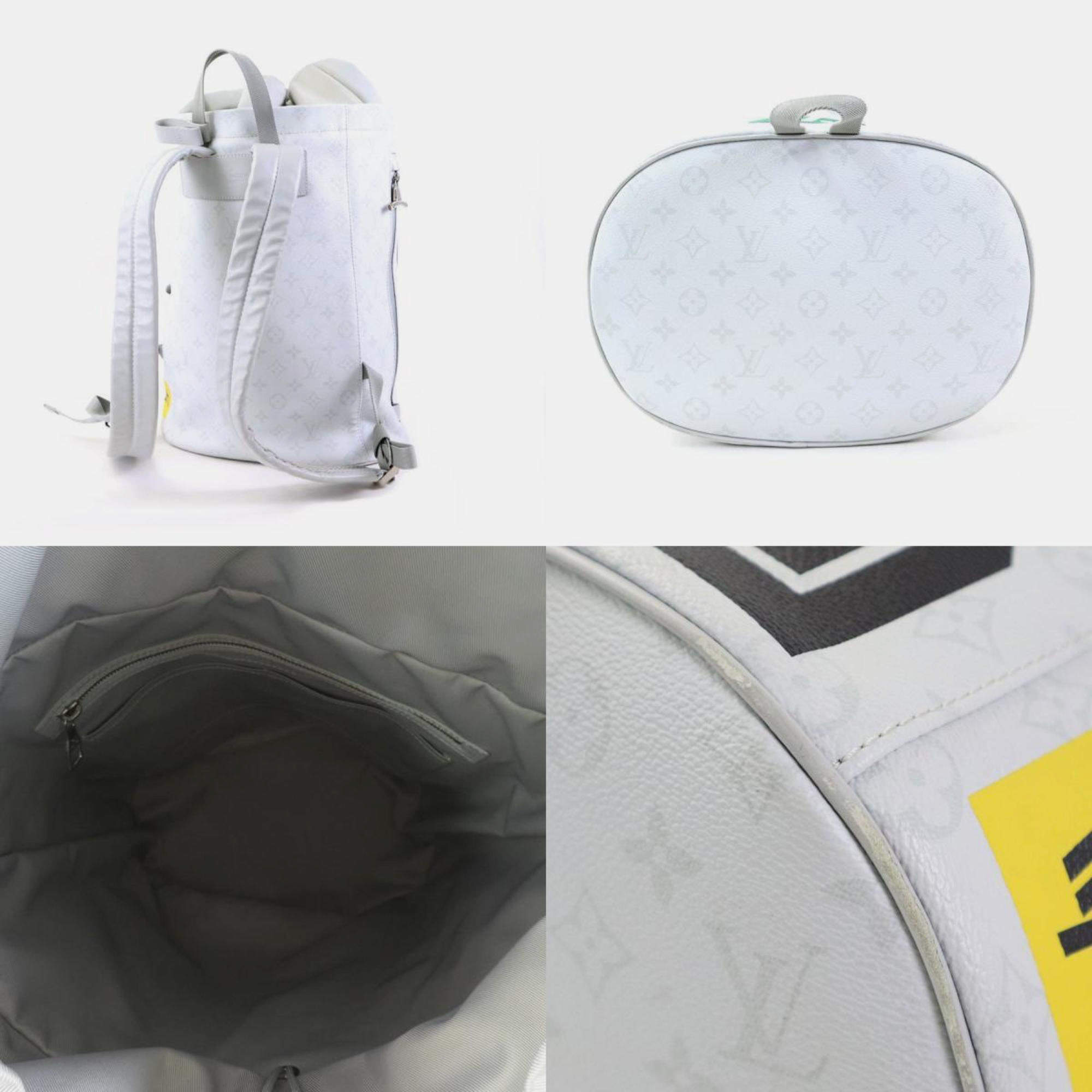 Louis Vuitton Chalk Backpack Monogram Logo Story White in Canvas with  Silver-tone - US