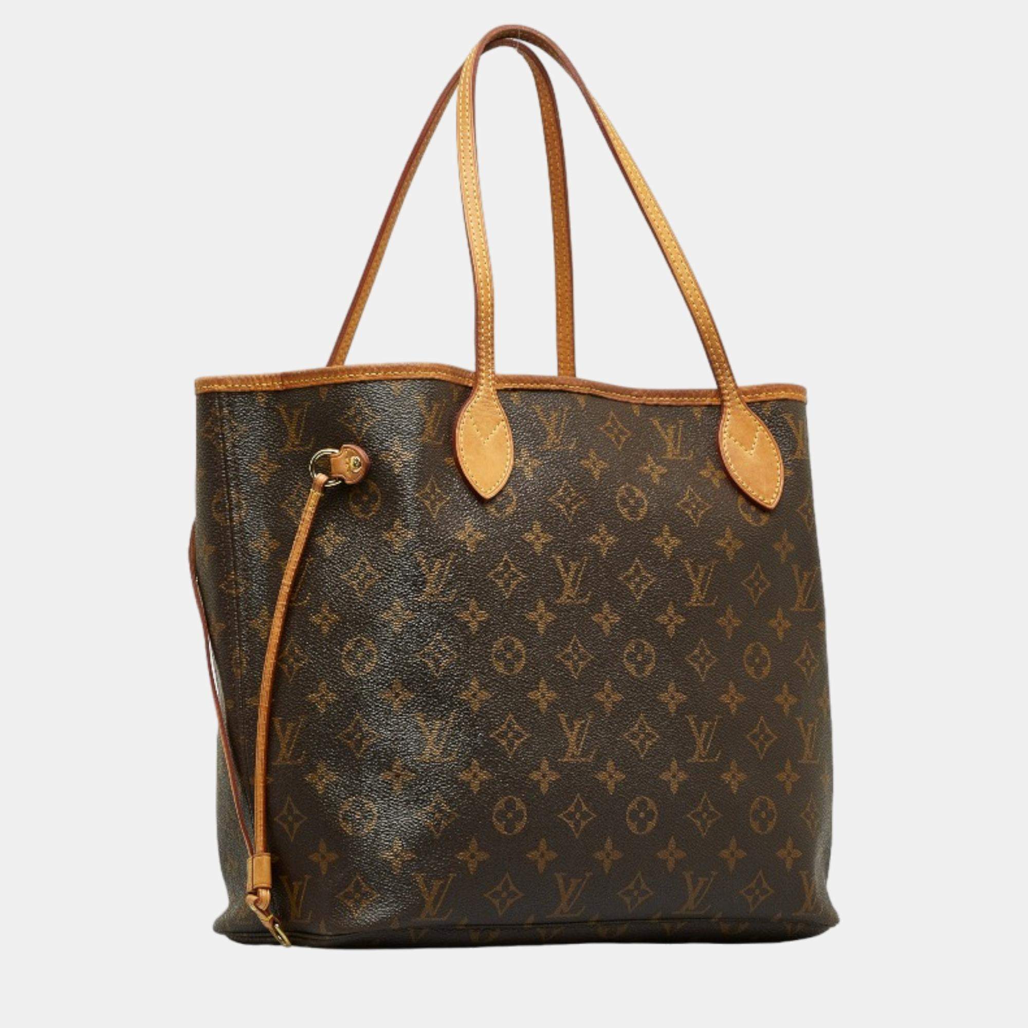 Louis Vuitton Neverfull GM M40157 Monogram Canvas Tote. With small Initials