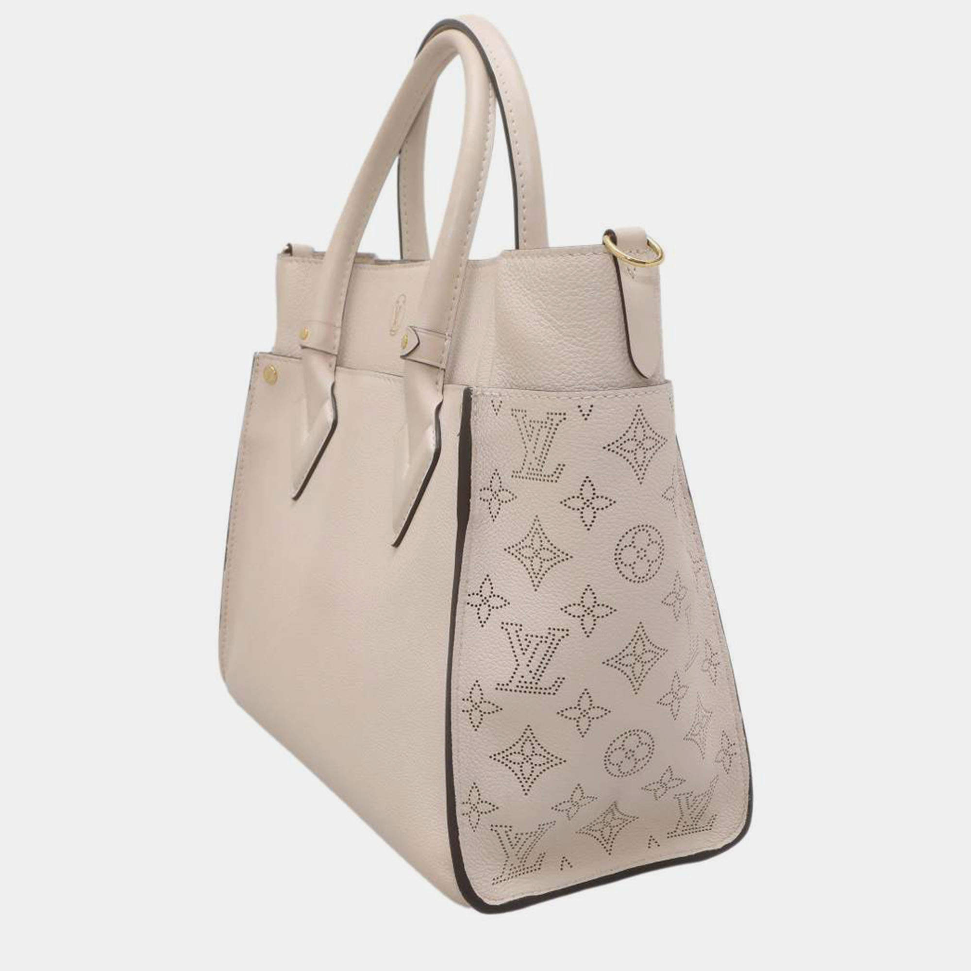 Louis Vuitton On My Side Tote Mahina Leather MM at 1stDibs