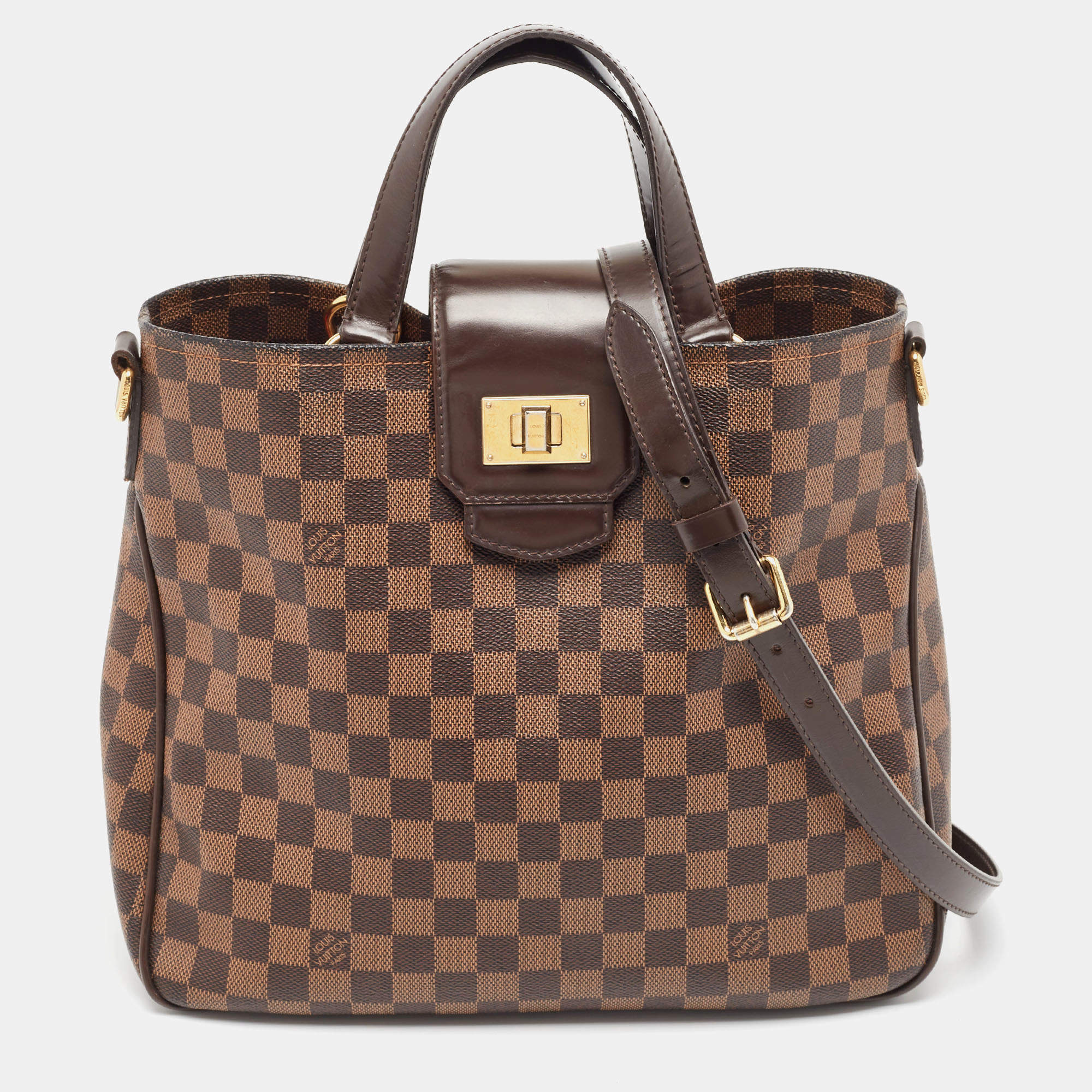 Pre Owned Louis Vuitton Damier Ebene Canvas Cabas Rosebery Bag