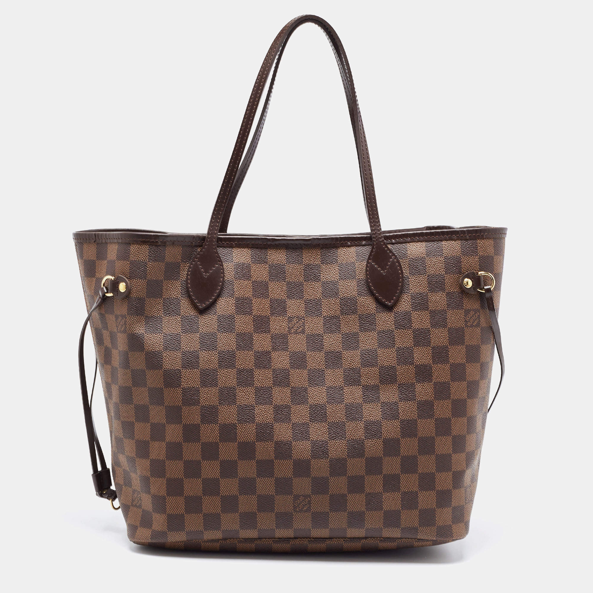 Louis Vuitton Damier Ebene Canvas Neverfull MM Bag