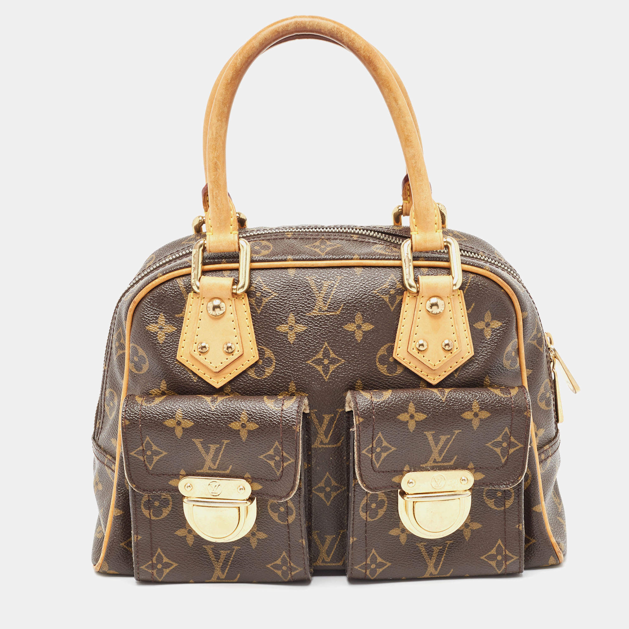 Louis Vuitton Brown Monogram Manhattan PM