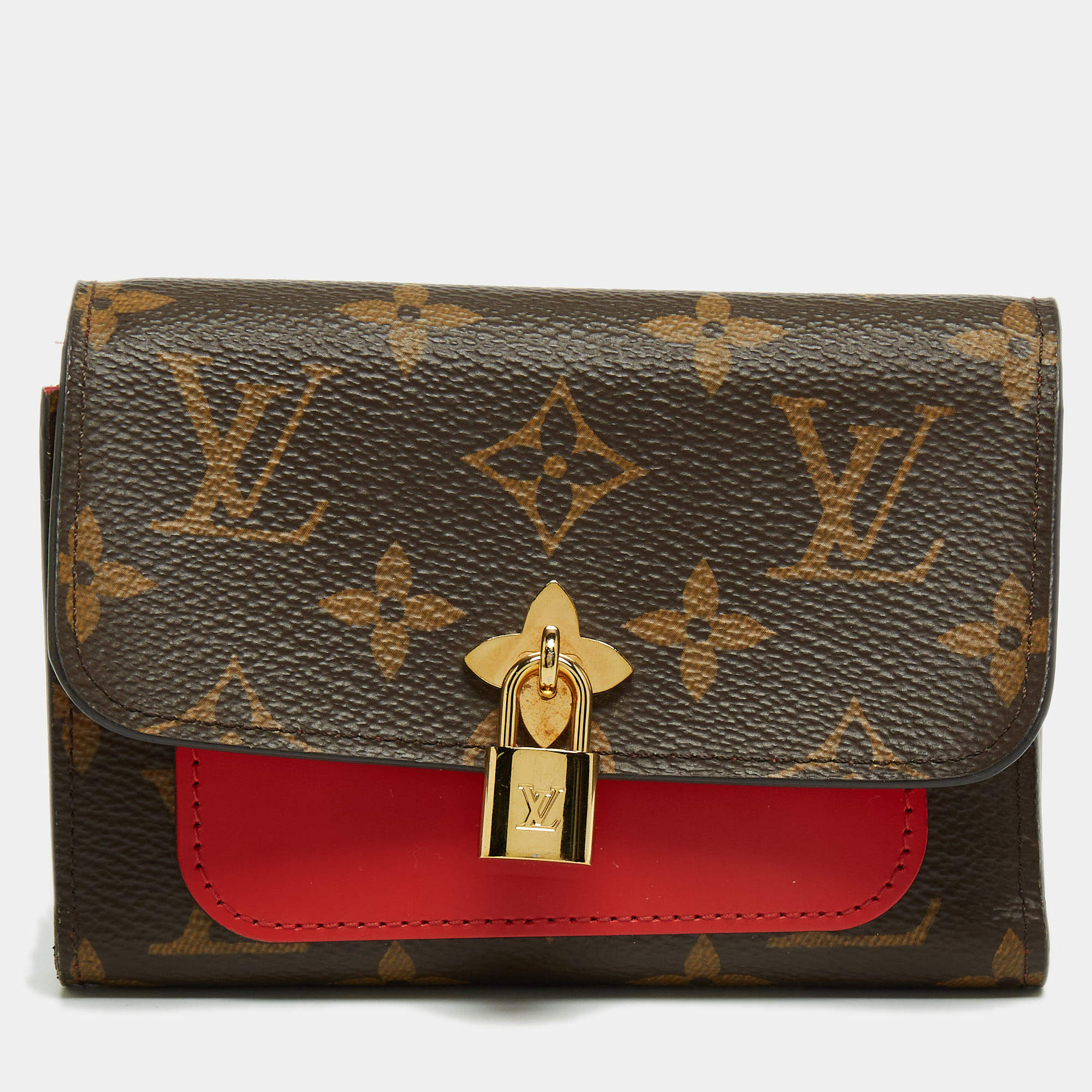 Louis Vuitton Coquelicot Monogram Canvas Flowers Compact Wallet