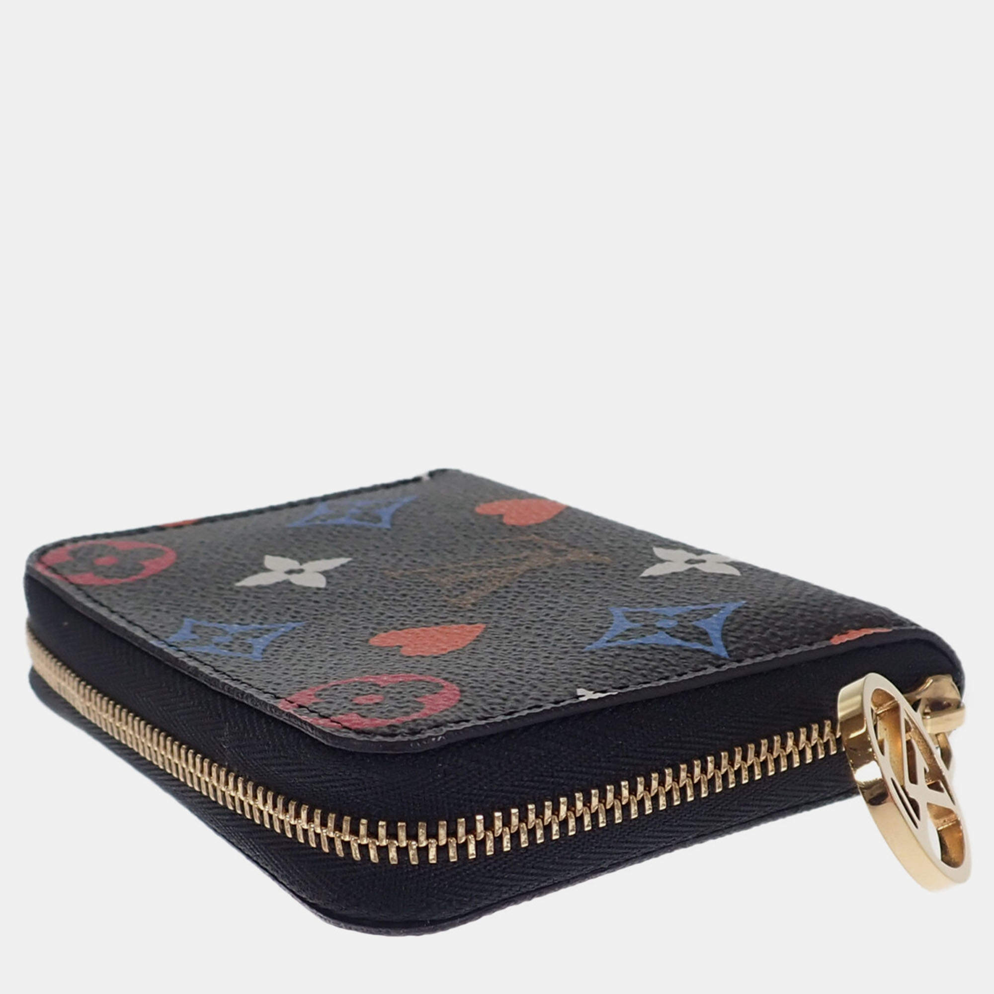 Louis Vuitton Black Canvas Monogram Game On Zippy Coin Wallet Louis Vuitton  | The Luxury Closet