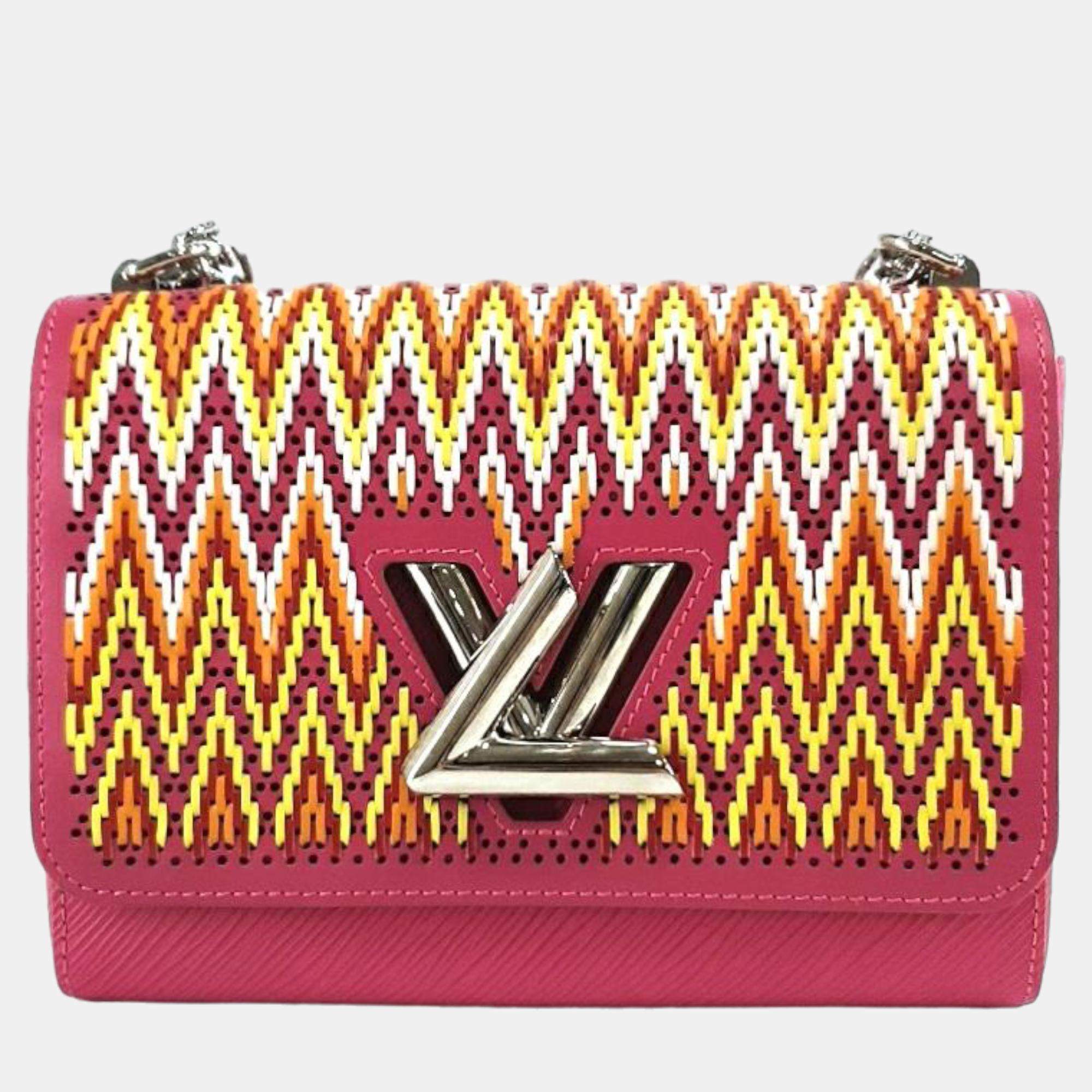 Pre Owned Louis Vuitton Multicolor Epi Leather Twist MM Shoulder Bag