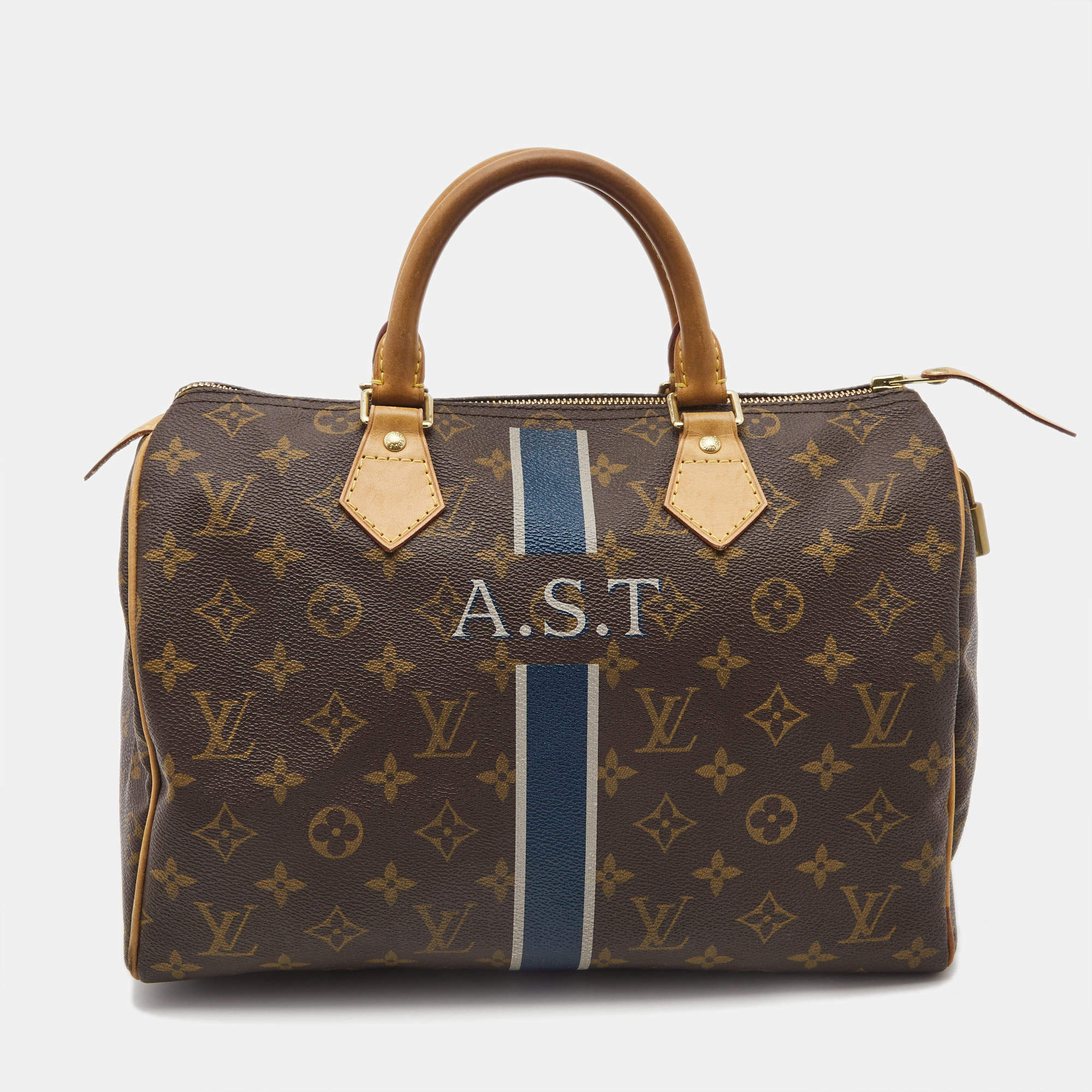 Pre Owned Louis Vuitton Monogram Canvas My LV Heritage Speedy 30 Bag