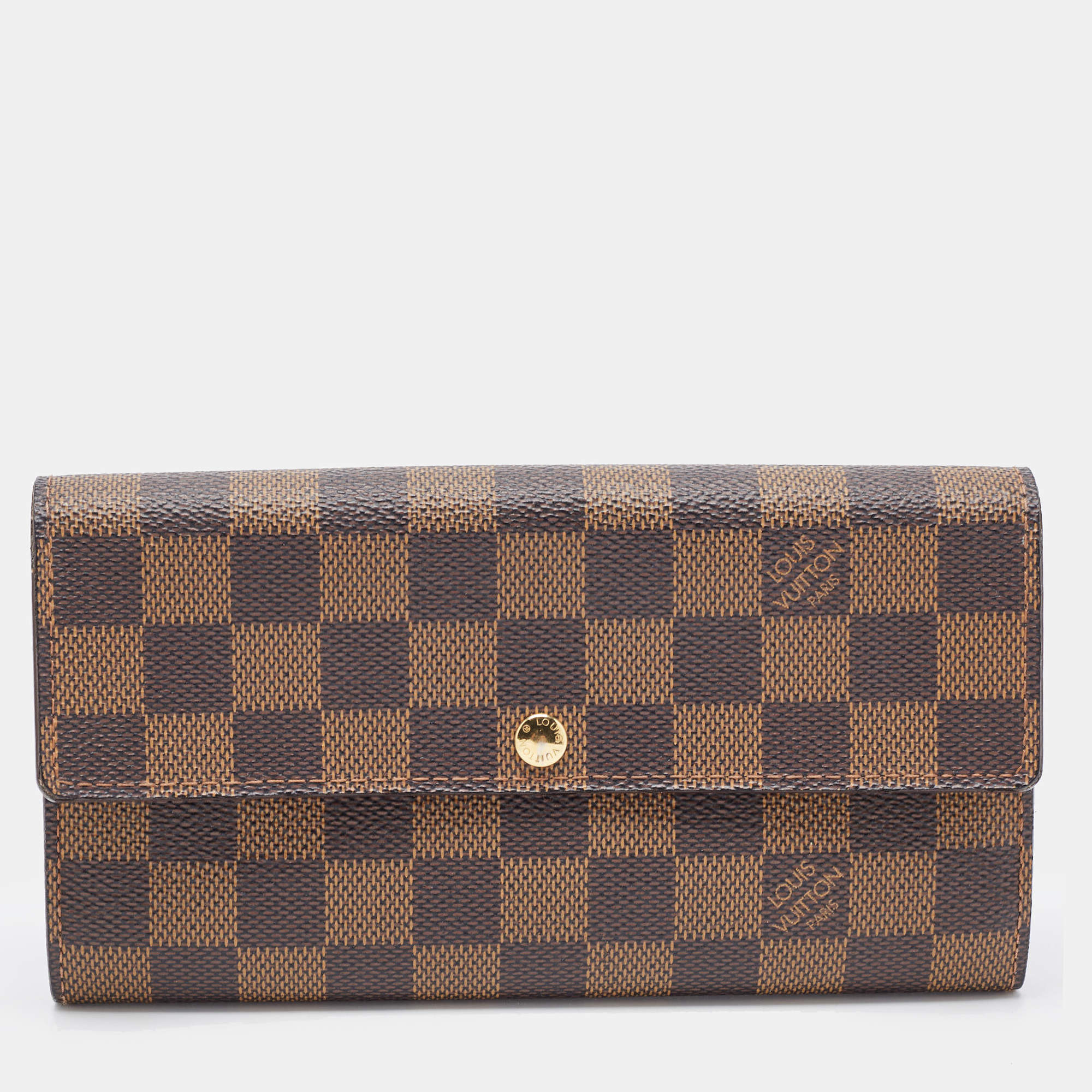 Louis Vuitton Monogram Canvas Canvas  Sarah Wallet