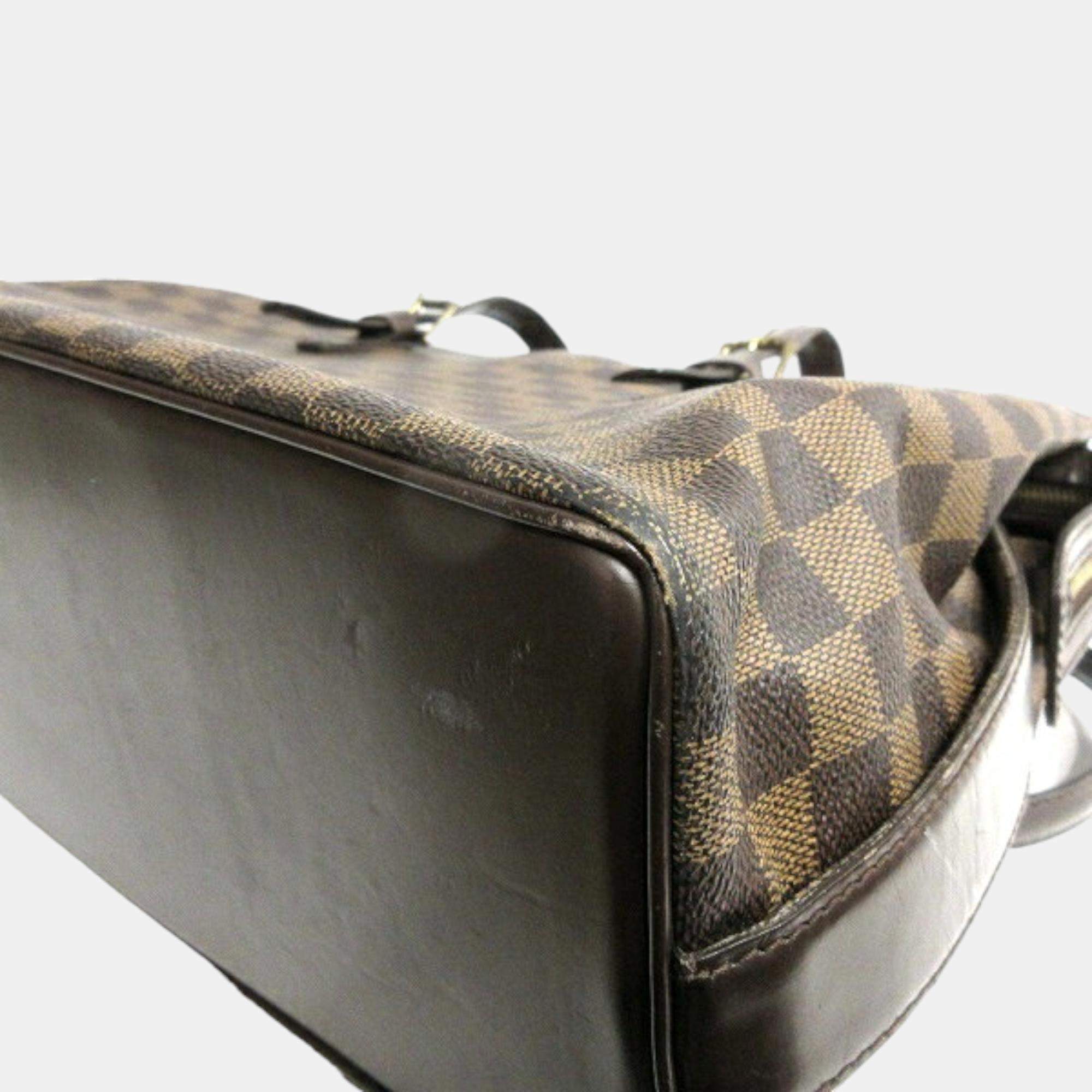 Chelsea cloth handbag Louis Vuitton Brown in Cloth - 37437165