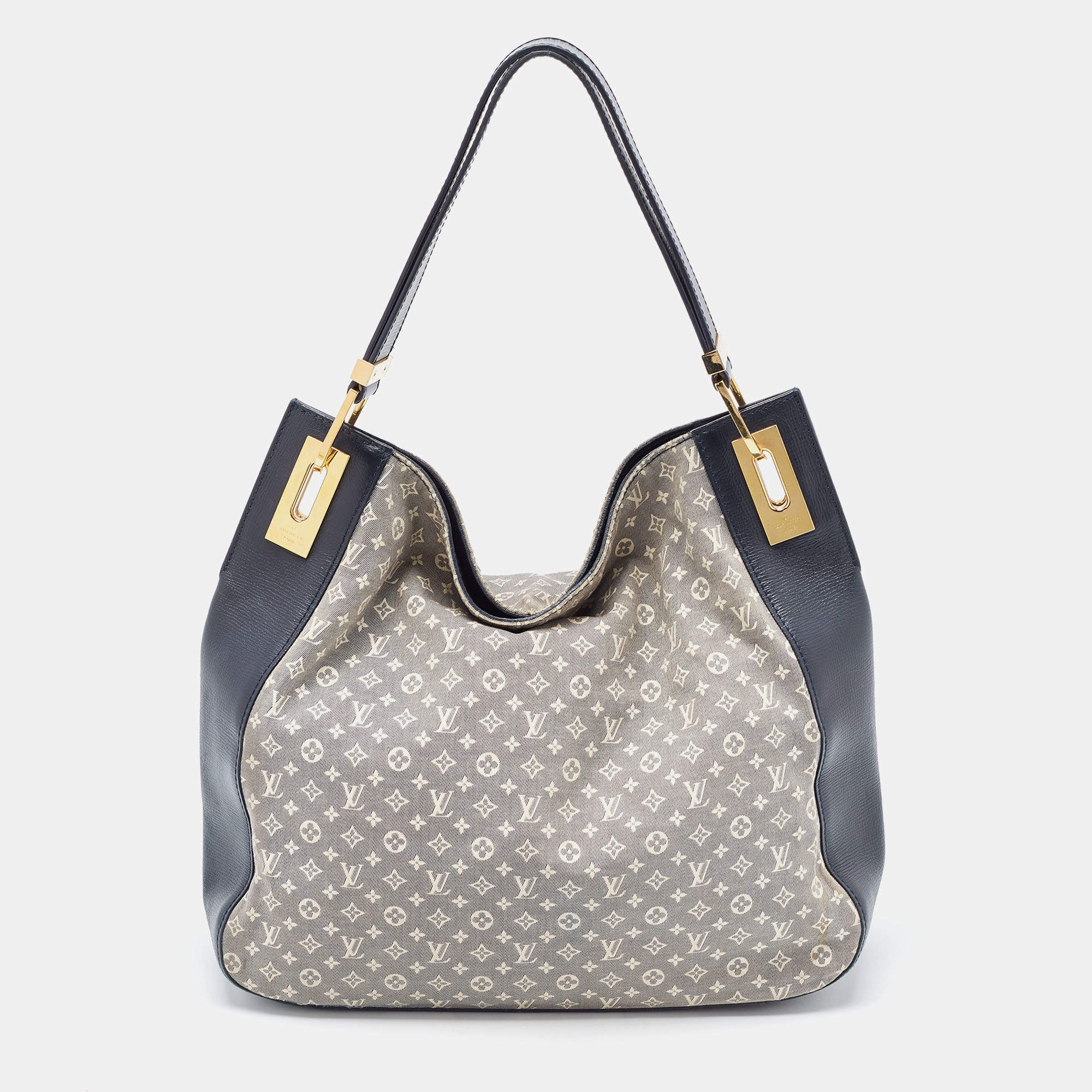 Pre Owned حقيبة لوي فيتون ايديل رُندفو مونوغرامي زرقاء MM