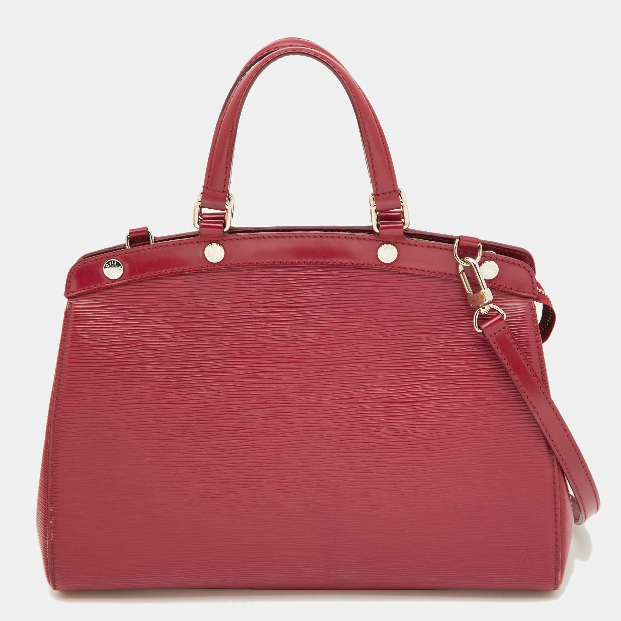 Louis Vuitton Fuchsia Epi Leather Brea MM Bag