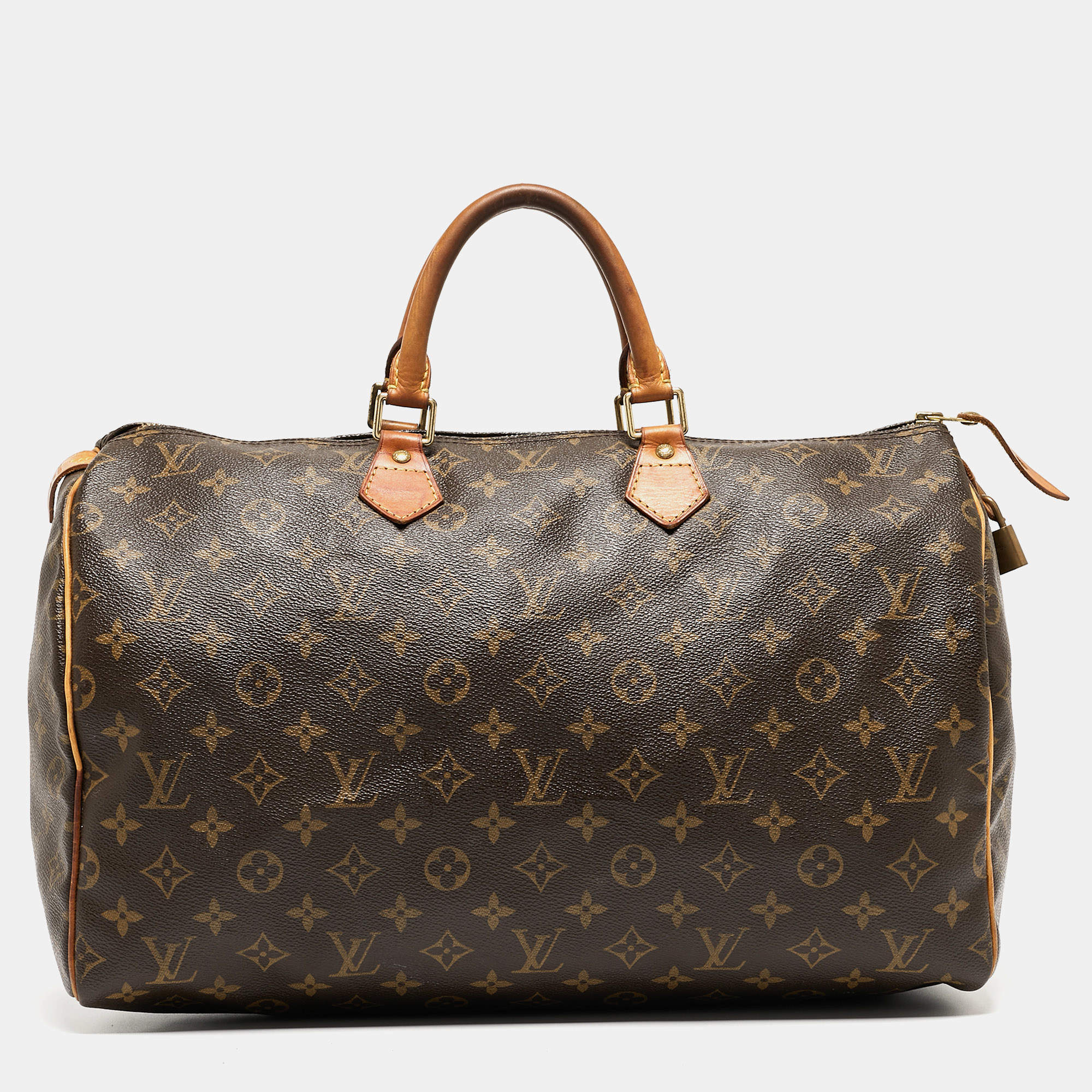 Louis Vuitton Monogram Canvas Speedy 40 Bag