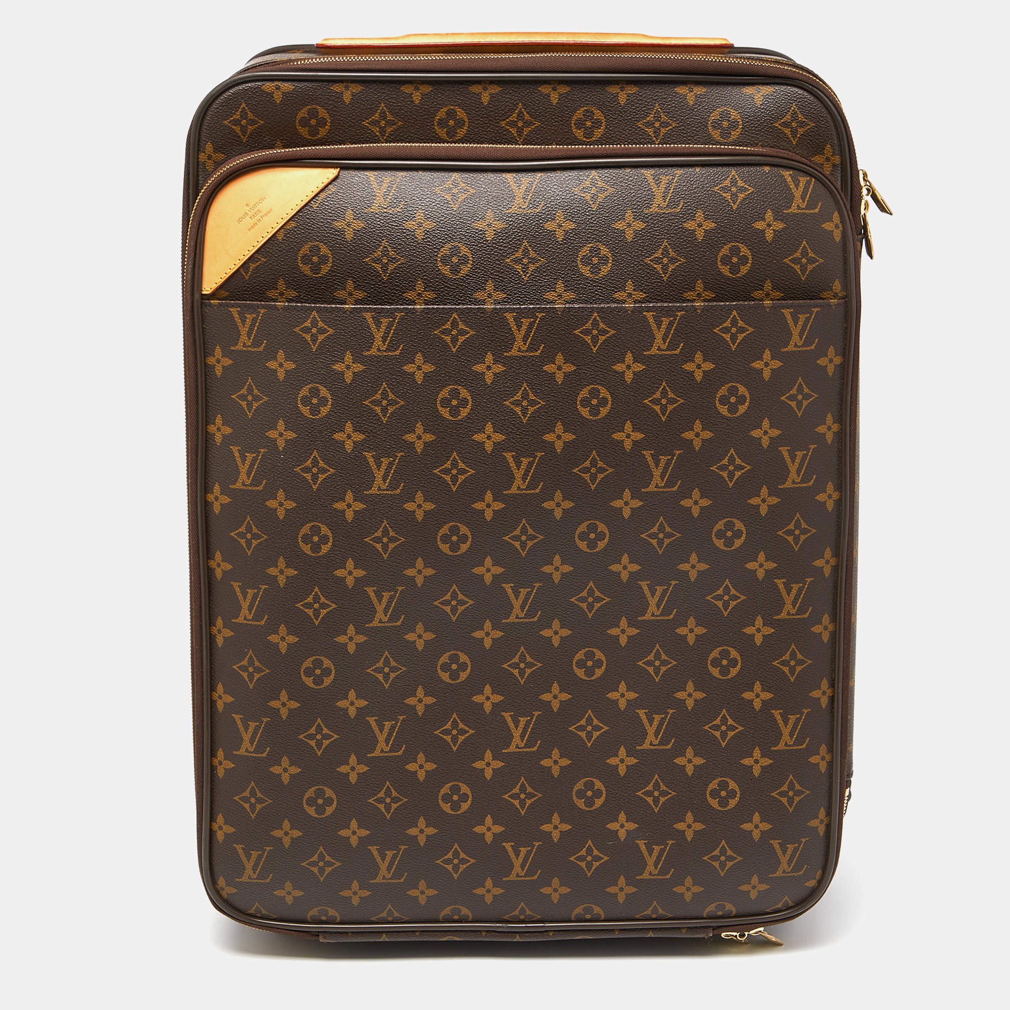 Pre Owned Louis Vuitton Monogram Canvas Business Pegase Legere 55 Luggage
