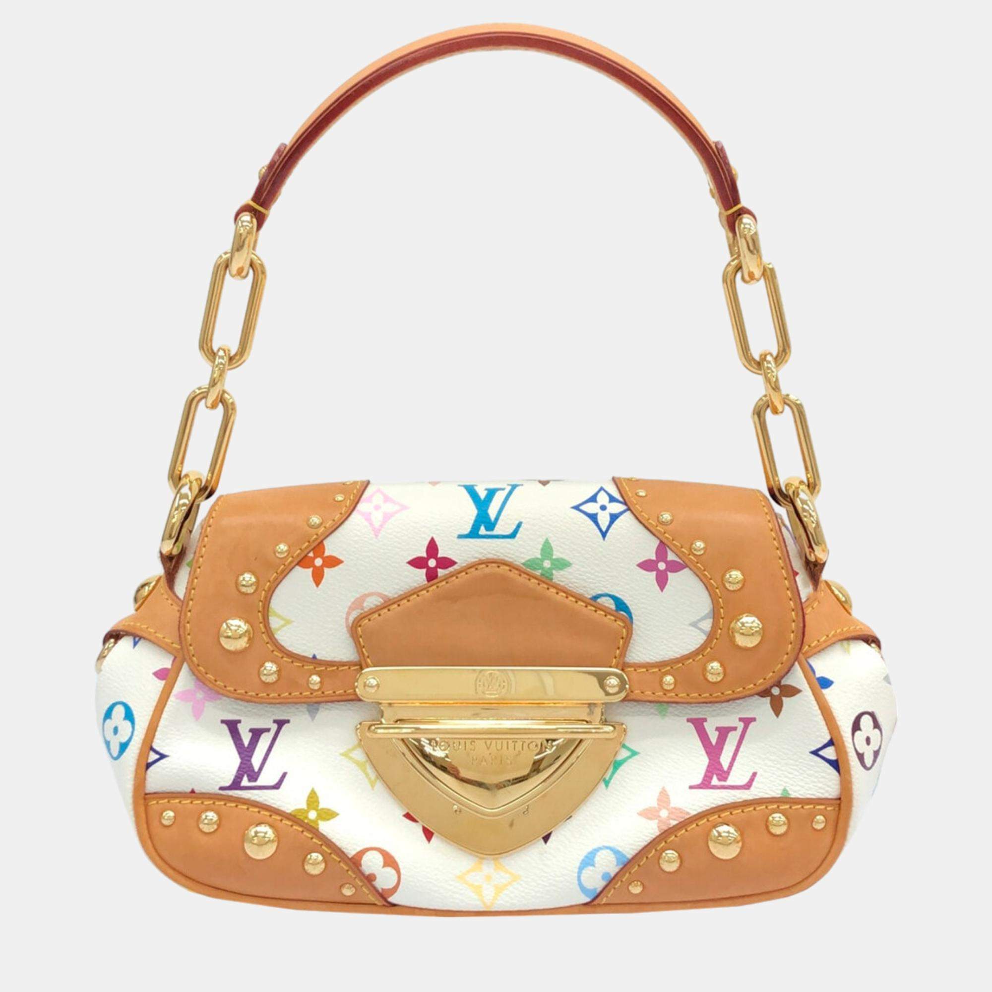 Louis Vuitton Brown/White Monogram Multicolore Marilyn