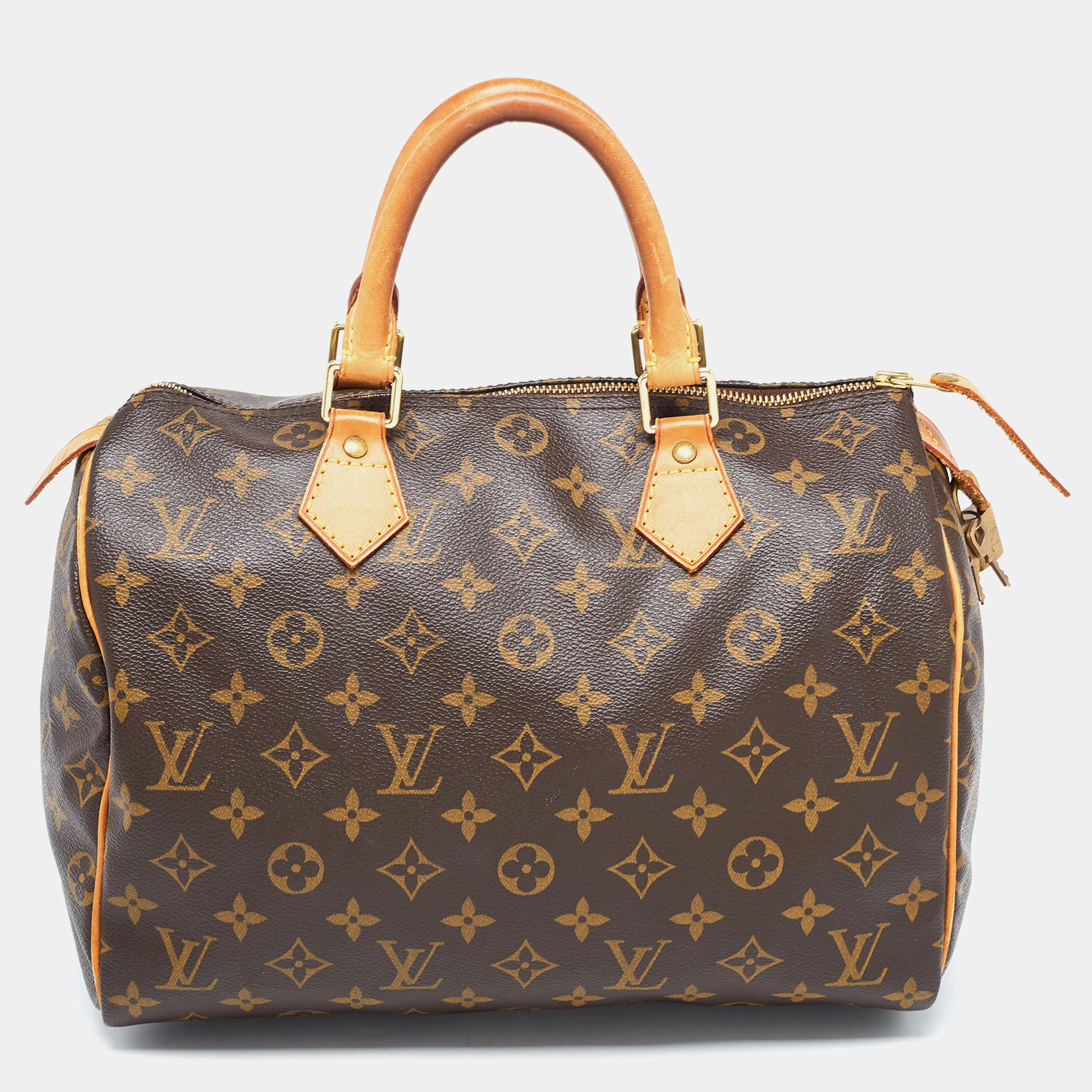 Pre Owned Louis Vuitton Monogram Canvas Speedy 30 Bag