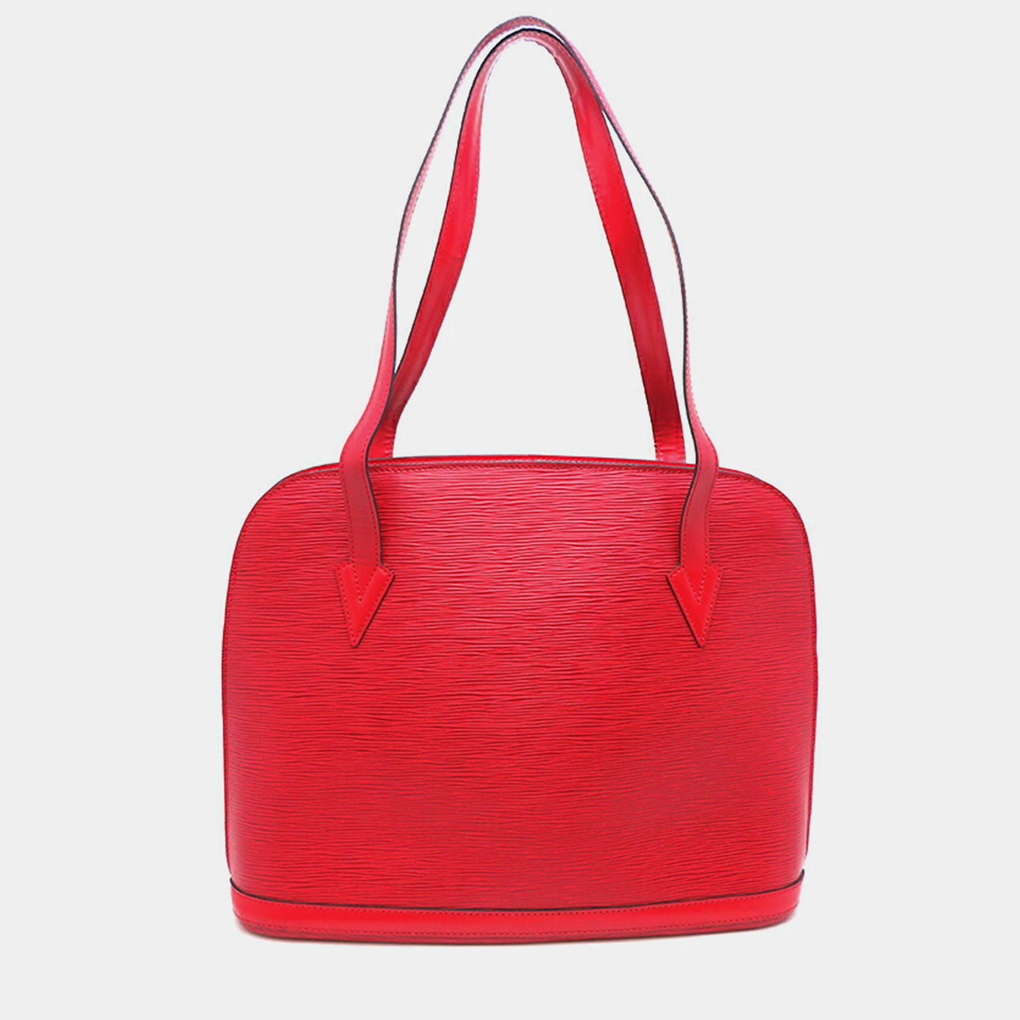lv red tote bag