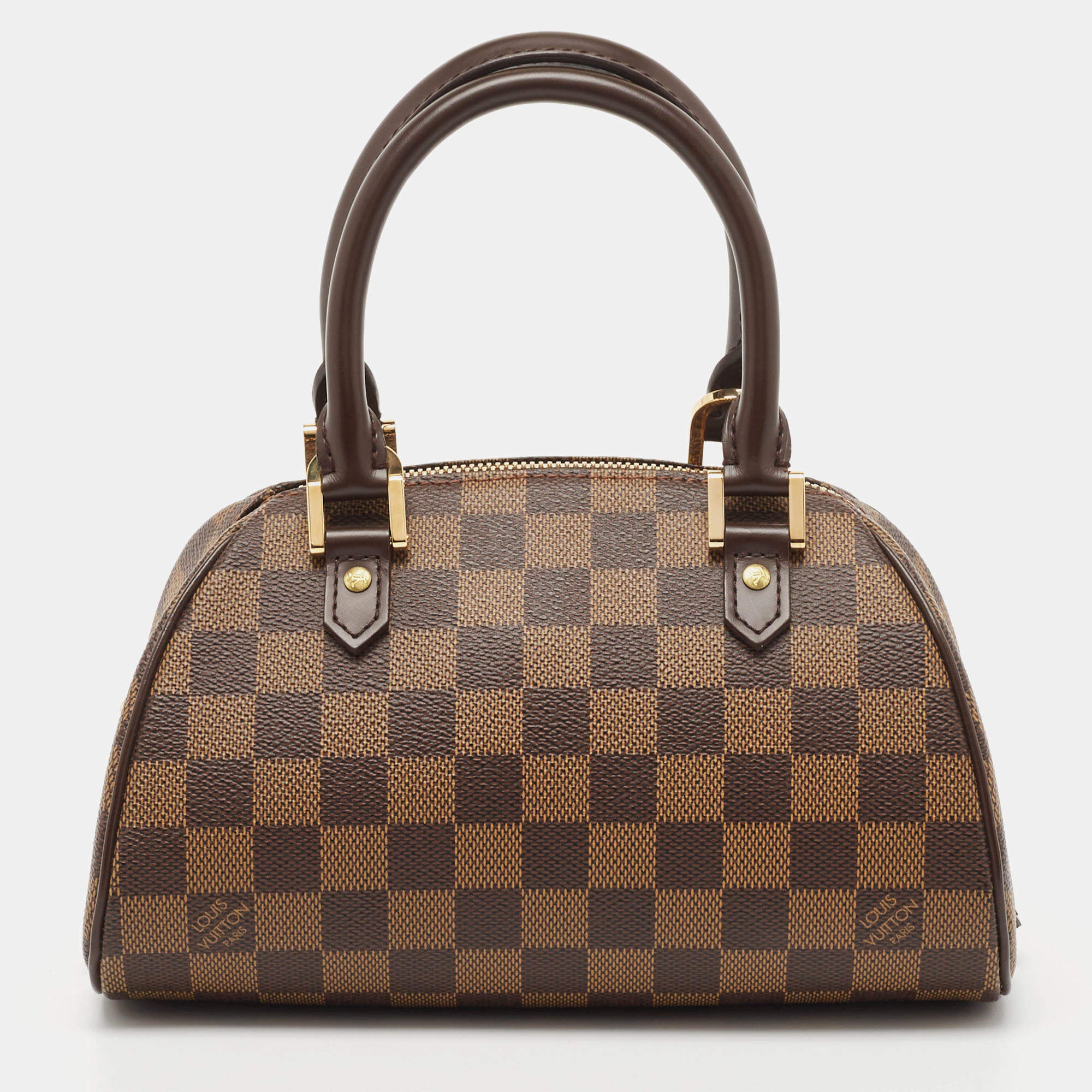 Pre Owned Louis Vuitton Damier Ebene Canvas Mini Ribera Bag