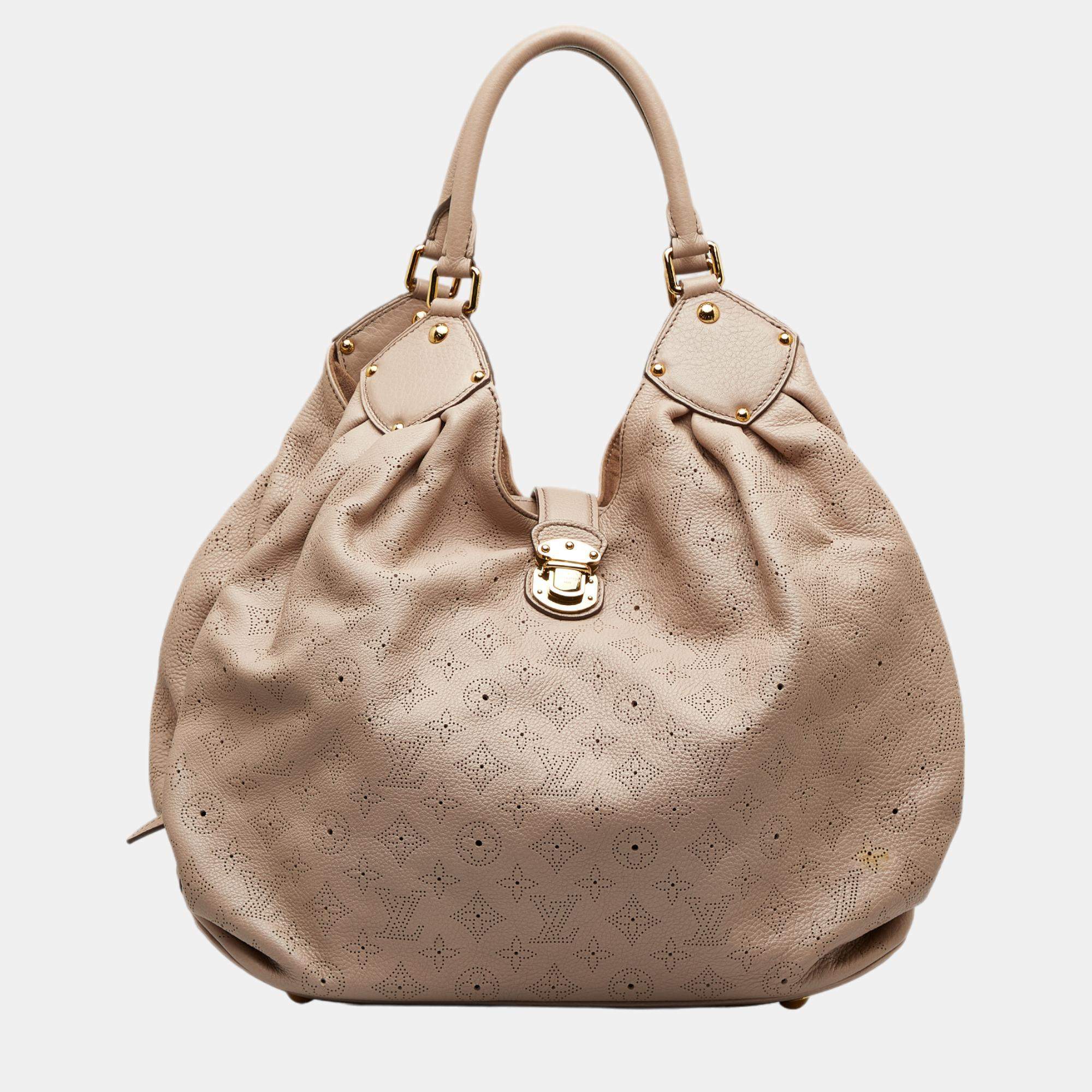 Louis Vuitton Beige Monogram Mahina XL Louis Vuitton TLC