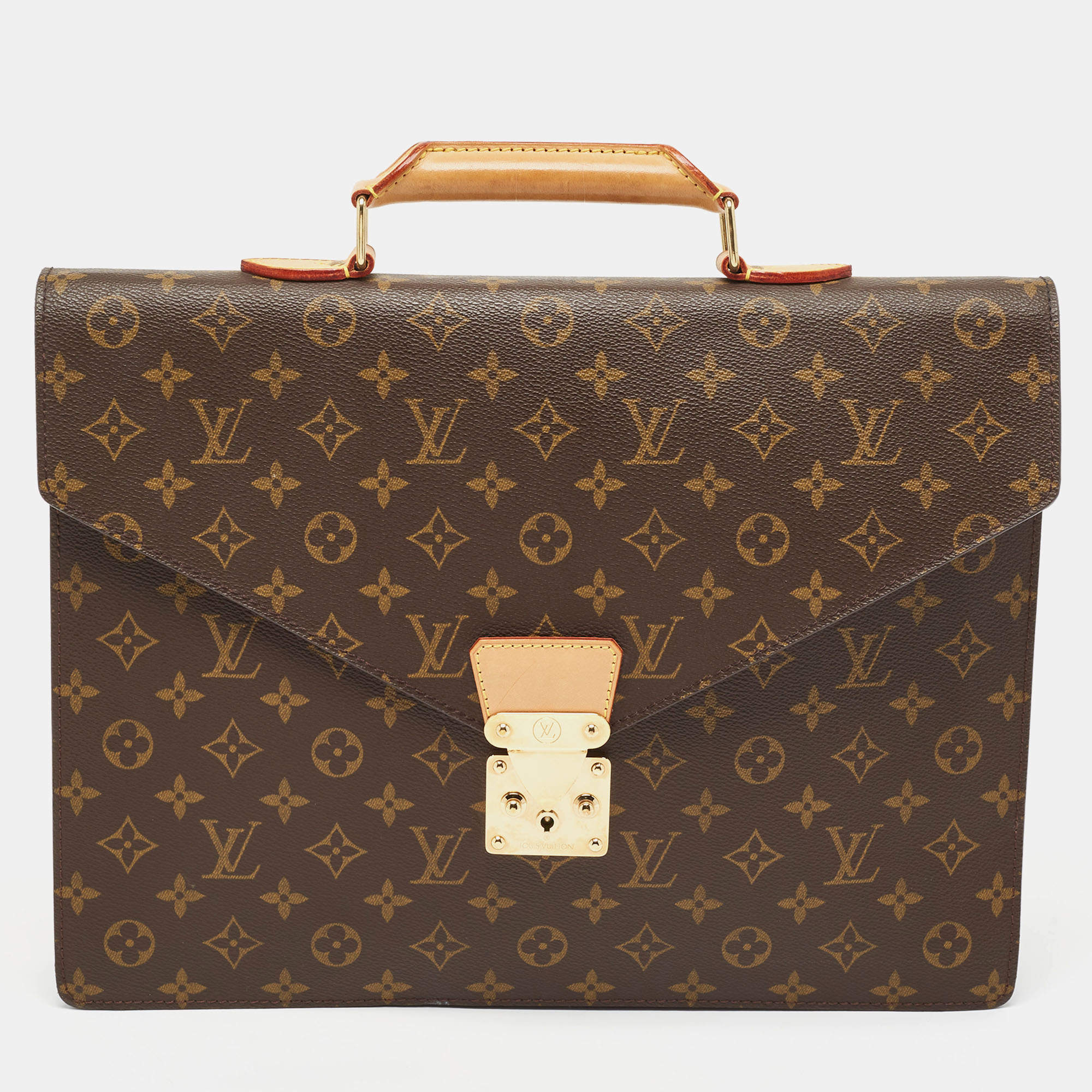 Louis Vuitton Monogram Canvas Serviette Conseiller Business Briefcase Louis Vuitton TLC