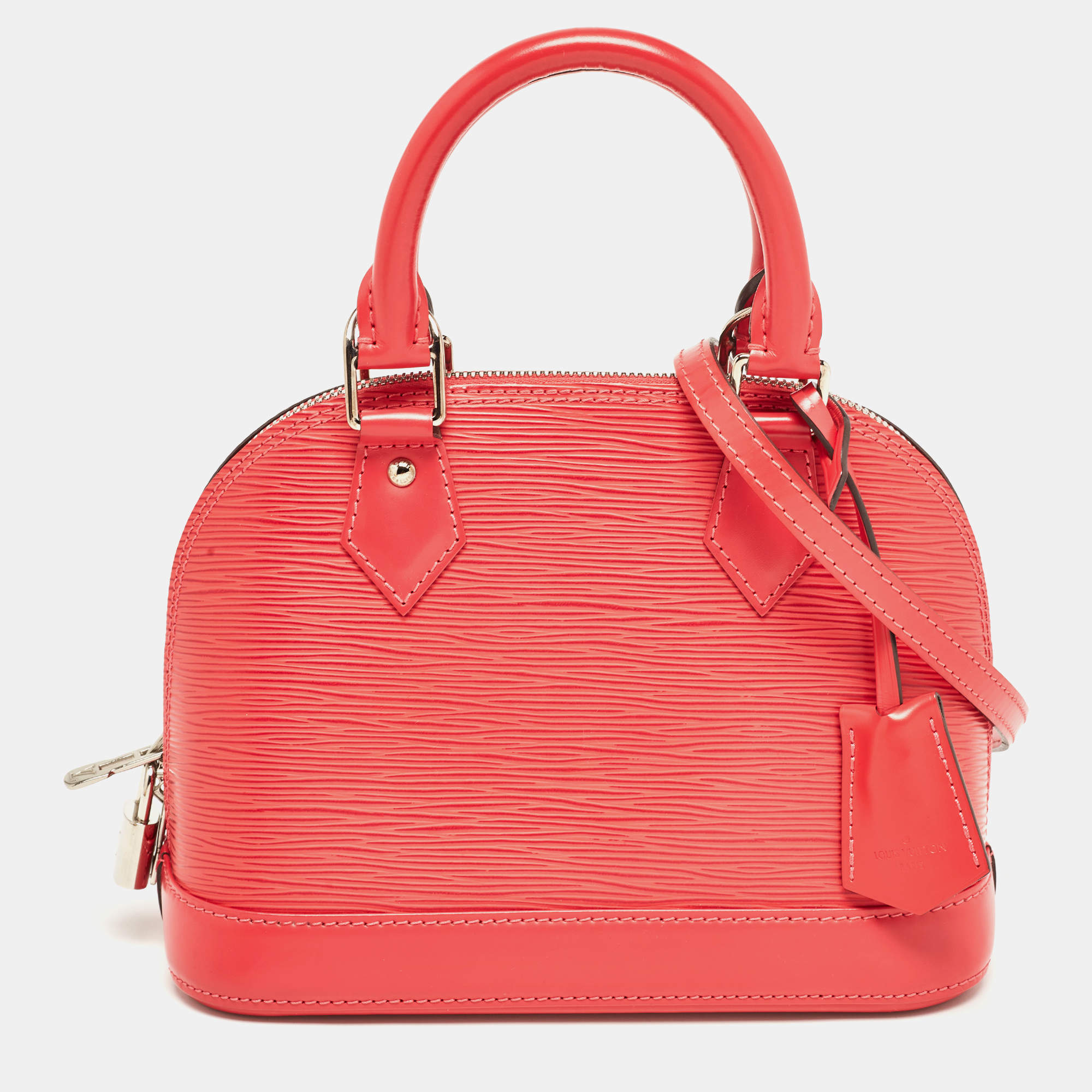 Pre Owned Louis Vuitton Pivoine Epi Leather Alma BB Bag
