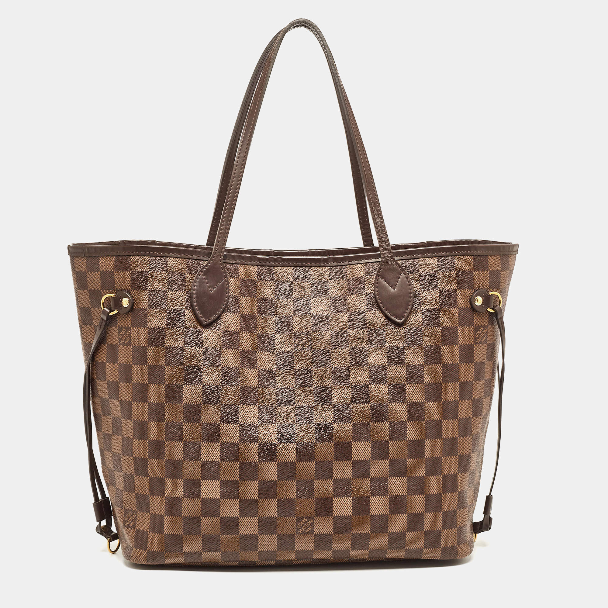 Louis Vuitton Damier Ebene Canvas Neverfull MM Bag
