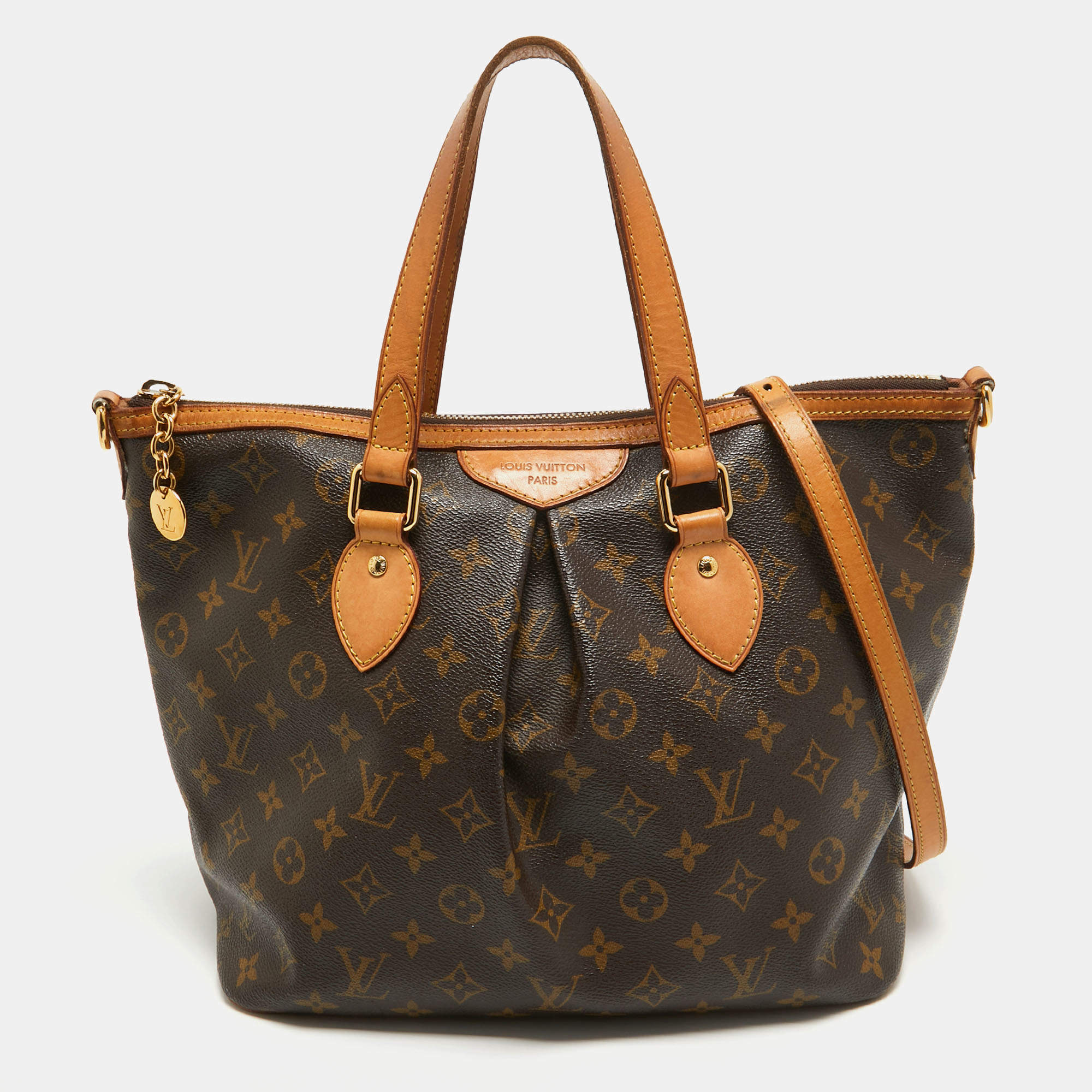 Pre Owned Louis Vuitton Monogram Canvas Palermo PM Bag