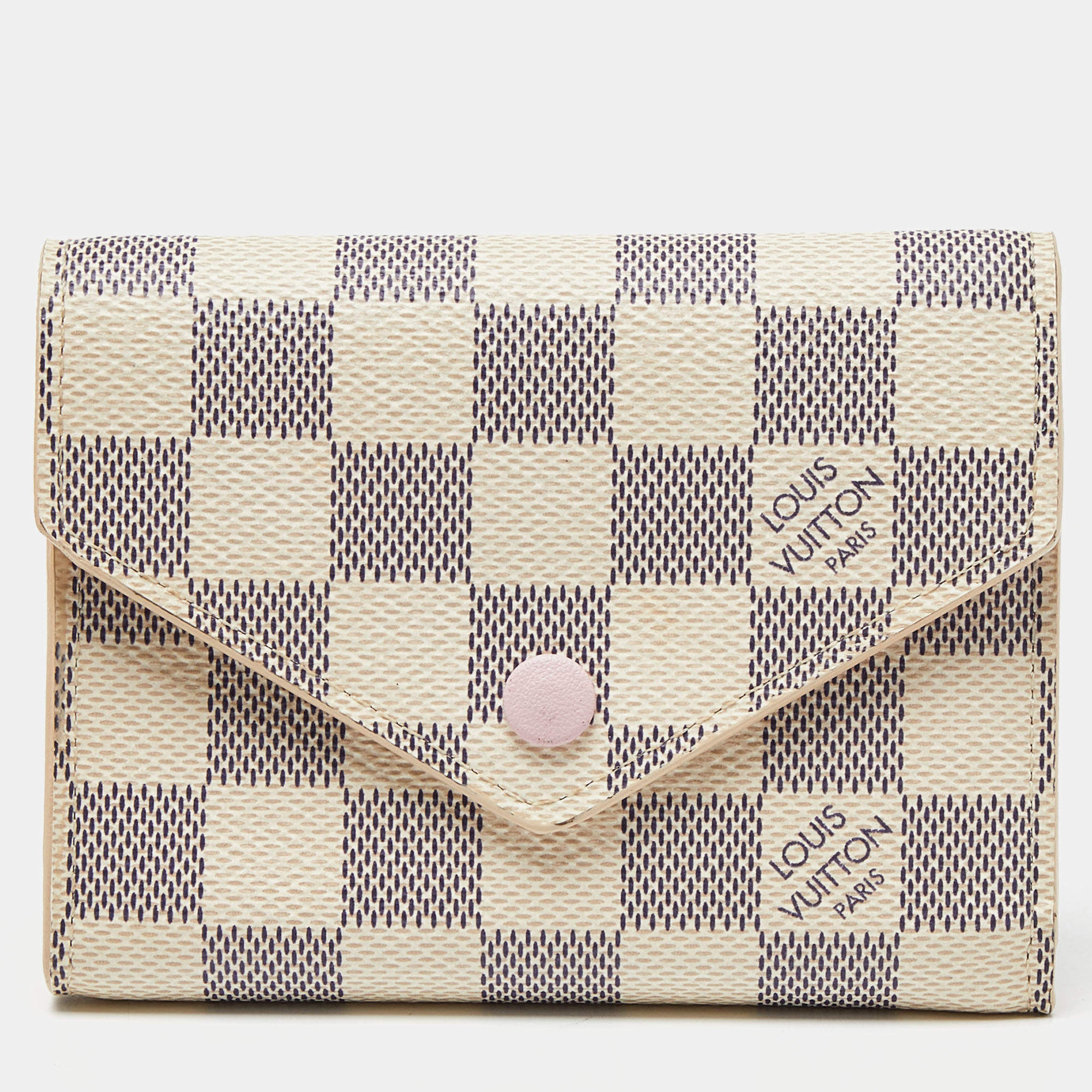 Louis Vuitton Damier Azur Canvas Victorine Wallet