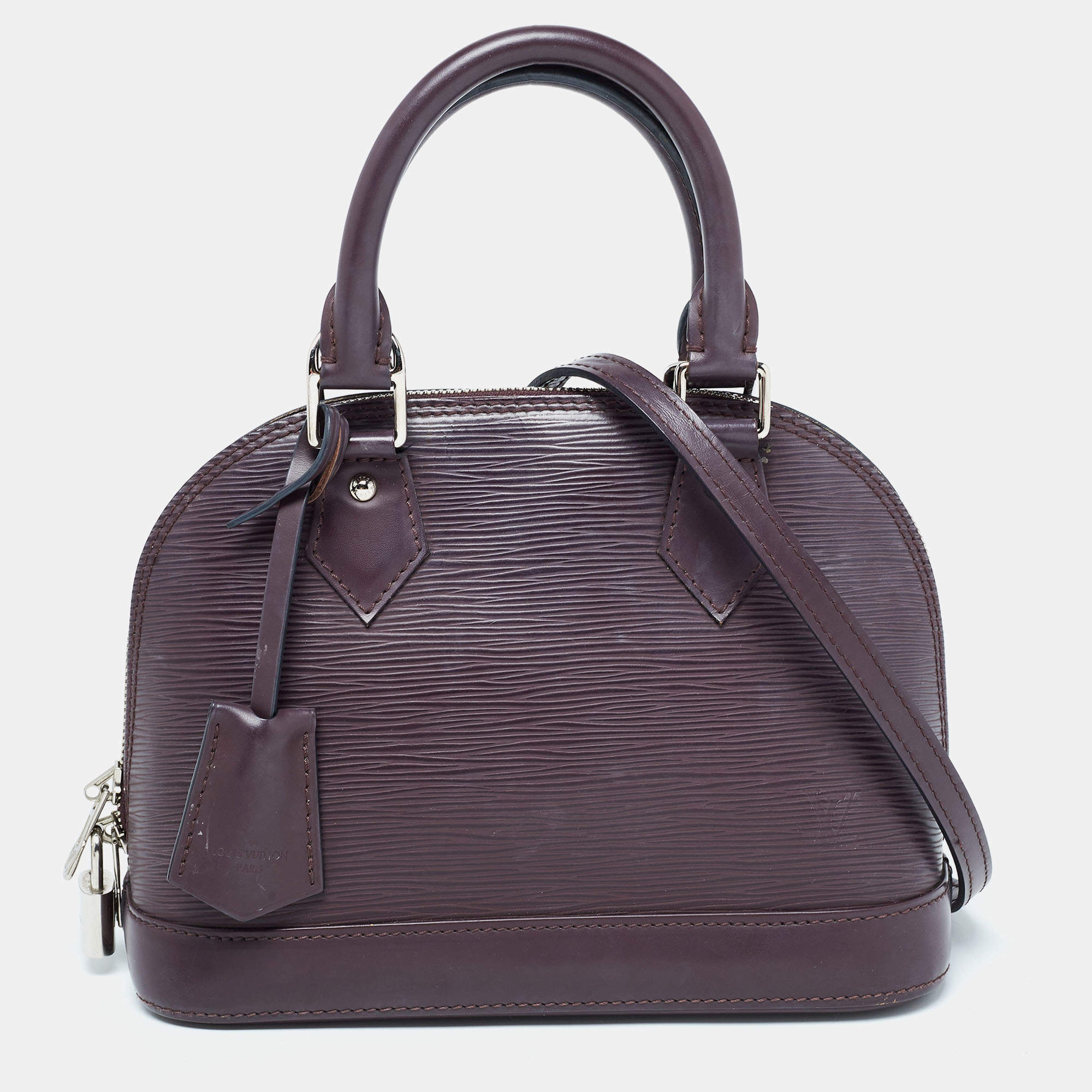 Pre Owned Louis Vuitton Quetsche Epi Leather Alma BB Bag