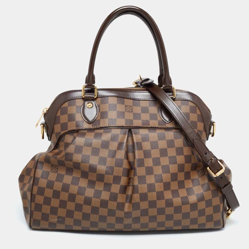 Pre Owned Louis Vuitton Damier Ebene Canvas Trevi GM Bag