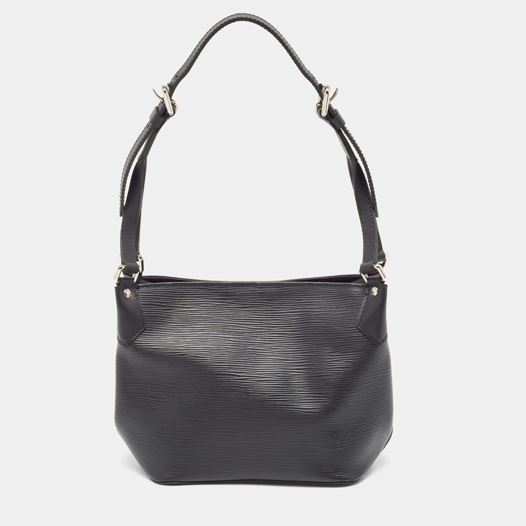 Pre Owned Louis Vuitton Black Epi Leather Mandara PM Bag