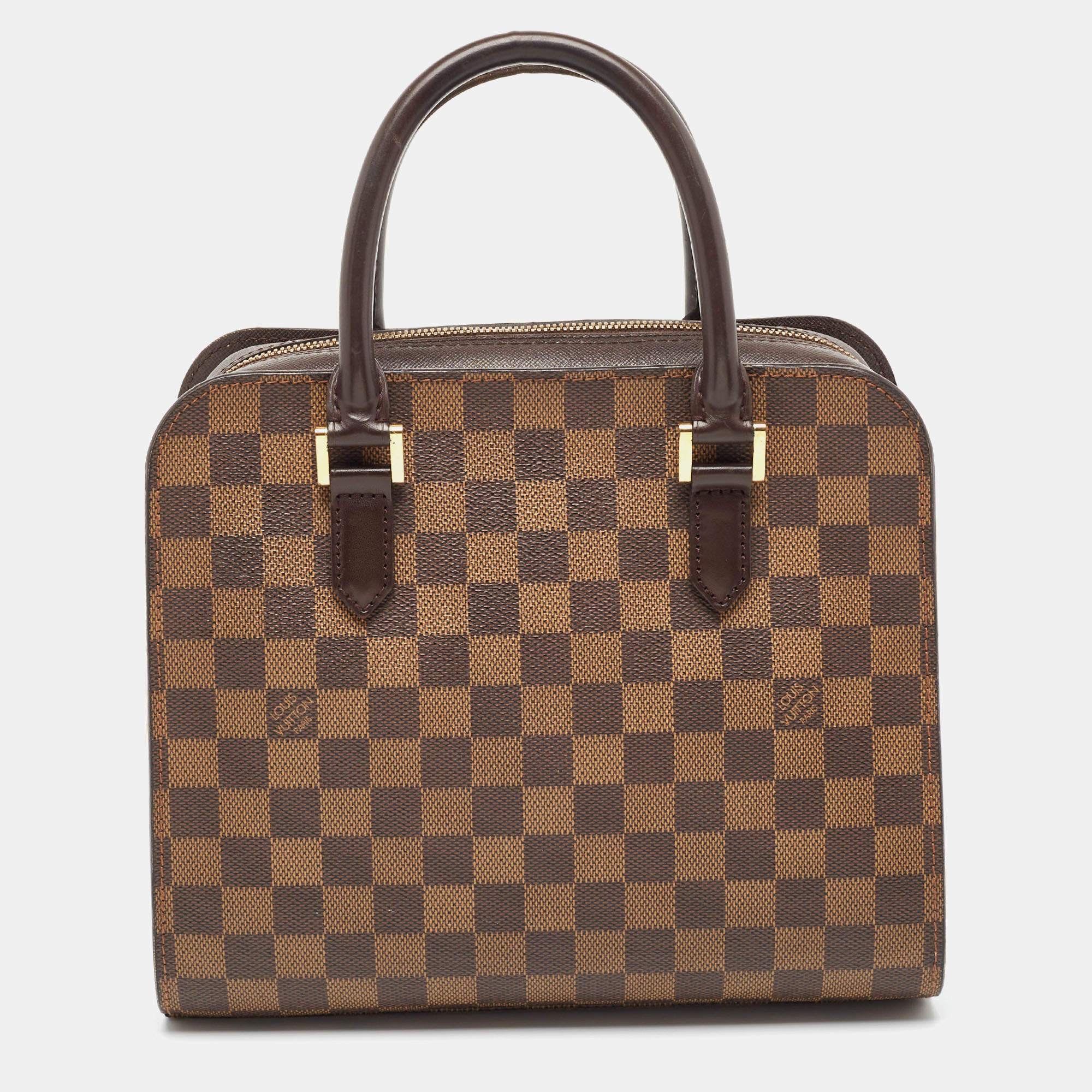 مملوكة مسبقًا Louis Vuitton Damier Ebene Canvas and Leather Triana Bag