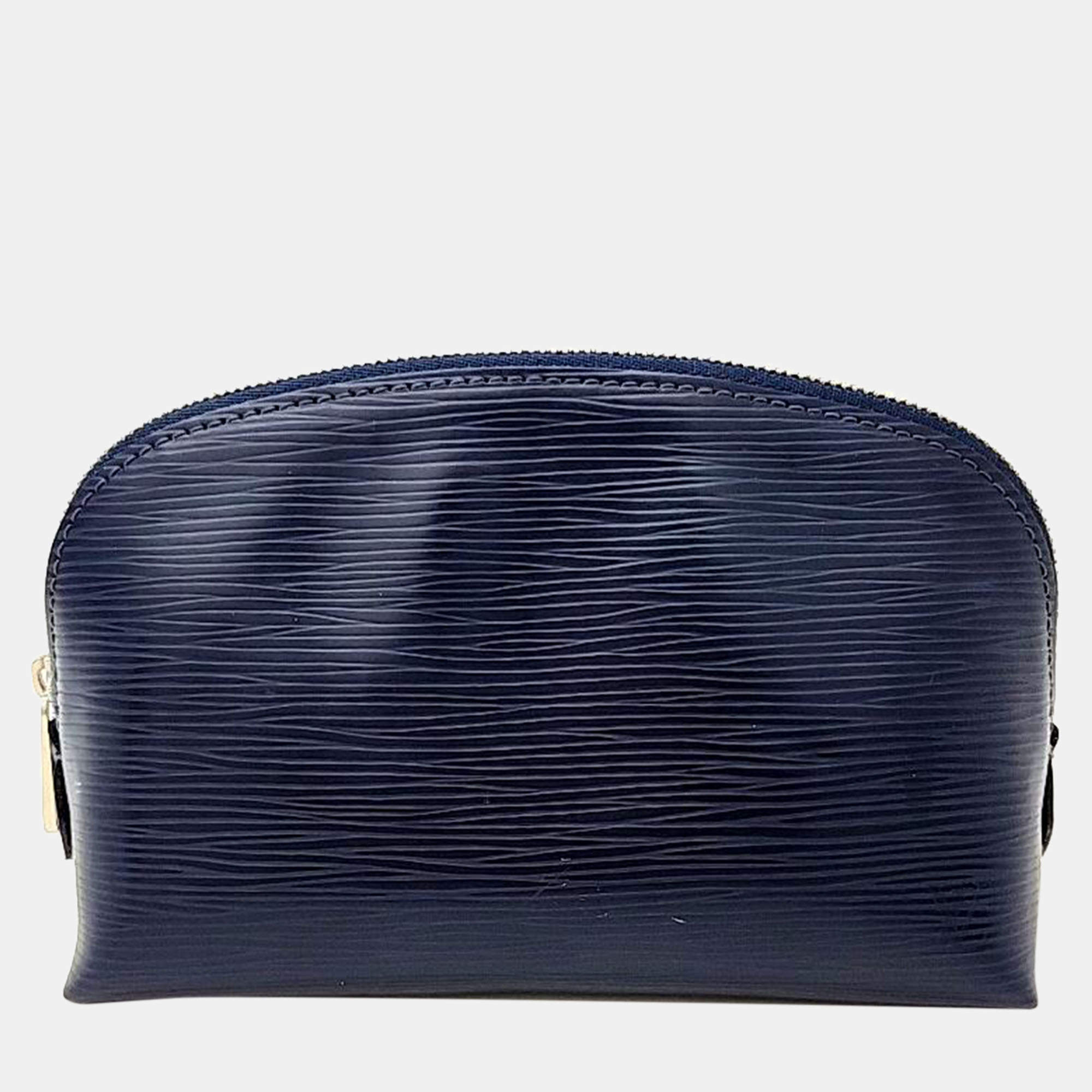 Pre Owned Louis Vuitton Black Epi Pouch