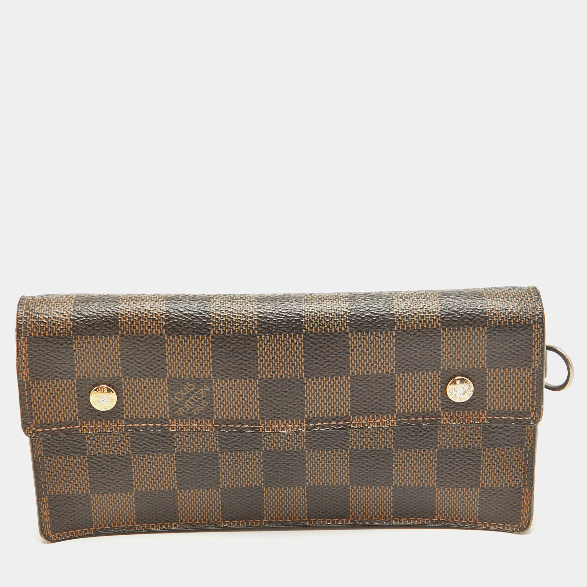 Louis Vuitton Damier Ebene Canvas Accordeon Wallet