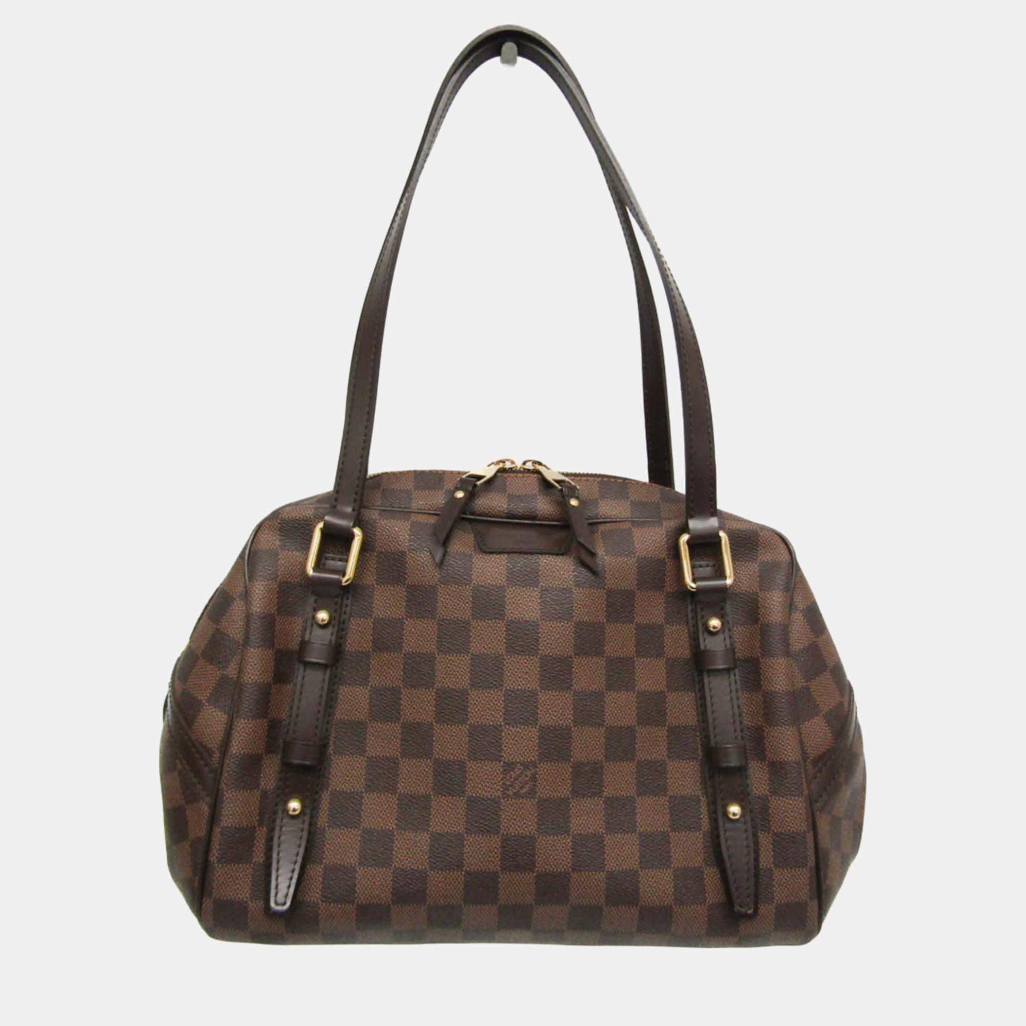 Louis Vuitton Damier Ebene Canvas Rivington PM Bag