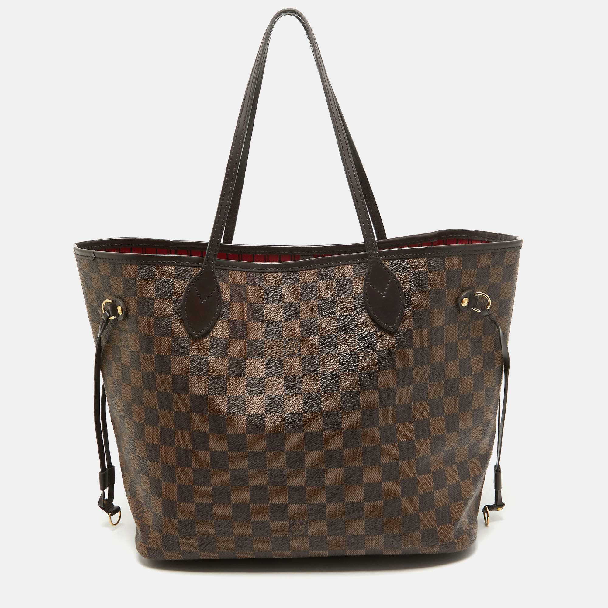 Louis Vuitton Damier Ebene Canvas Neverfull MM Bag