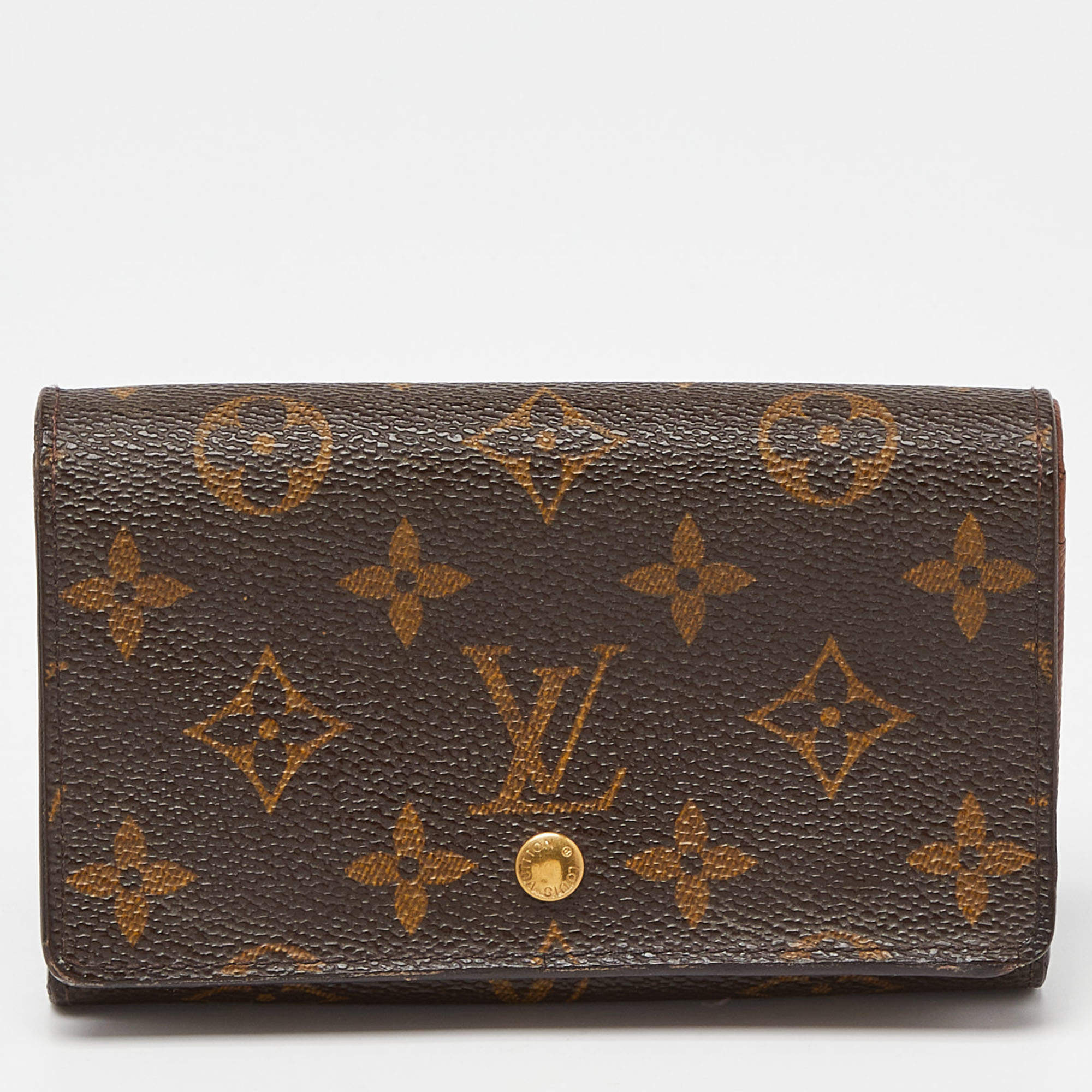 Louis Vuitton Monogram Canvas Porte Monnaie Billets Tresor Wallet