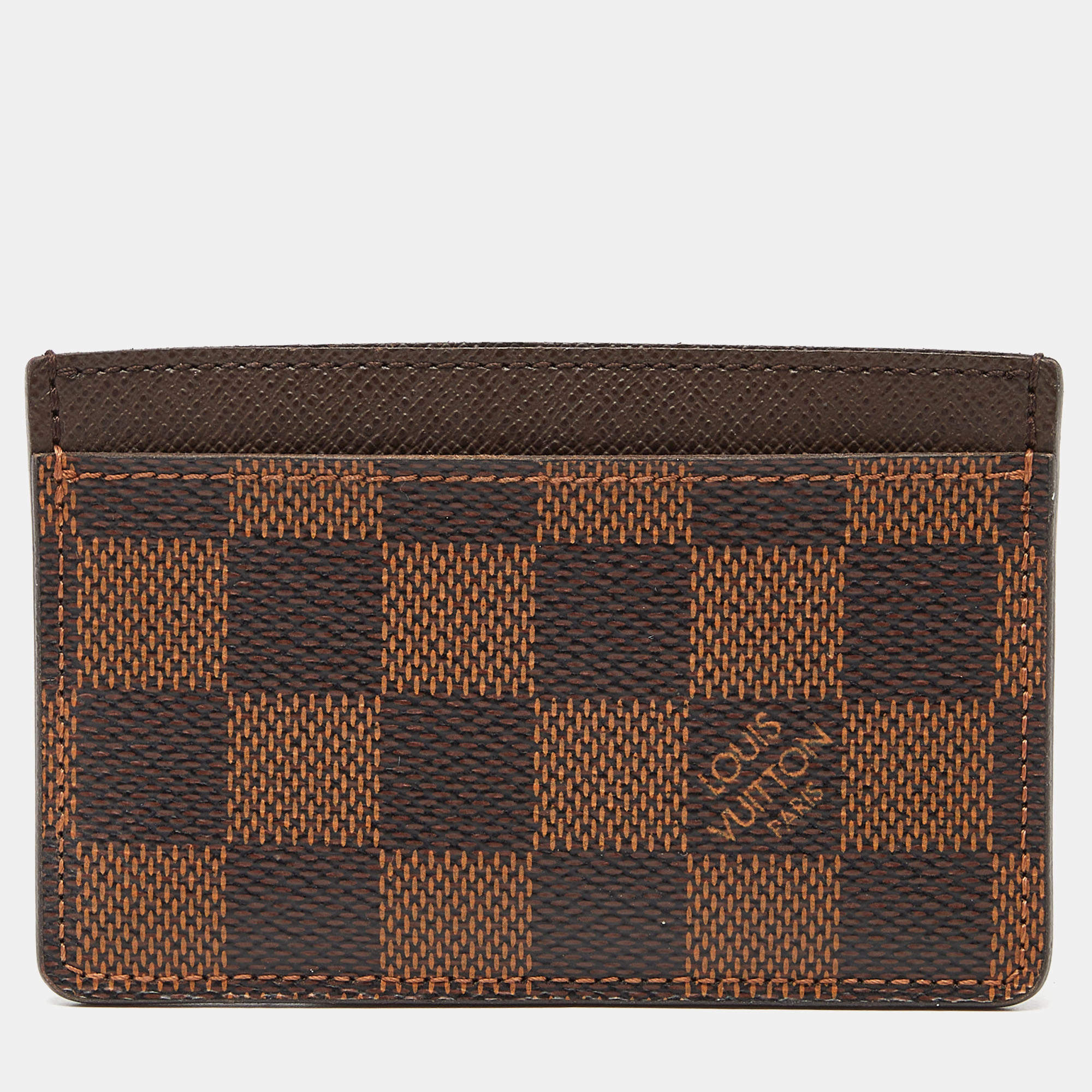 Louis Vuitton Damier Ebene Canvas Card Holder 