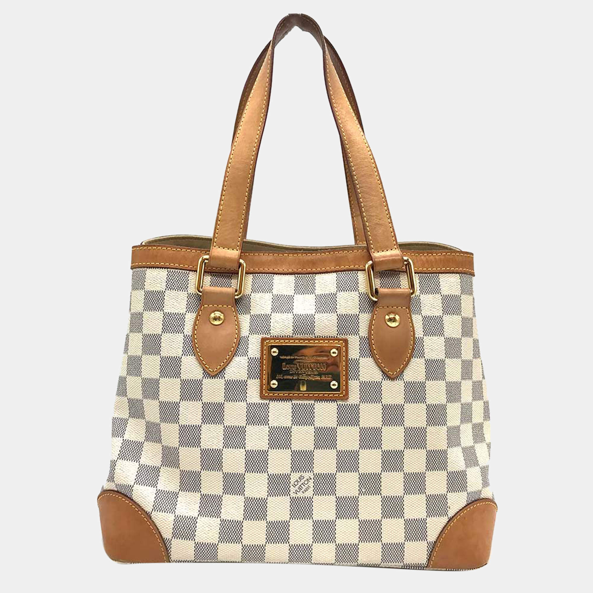 مملوكة مسبقًا Louis Vuitton Canvas Medium Hampstead Totes