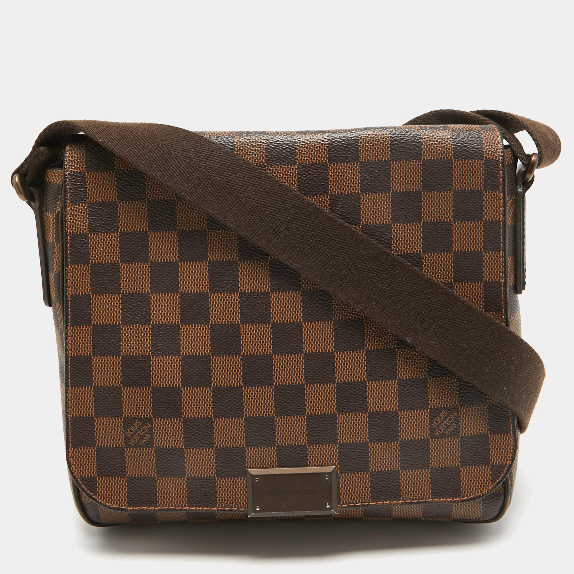 Louis Vuitton Damier Ebene Canvas District PM Bag