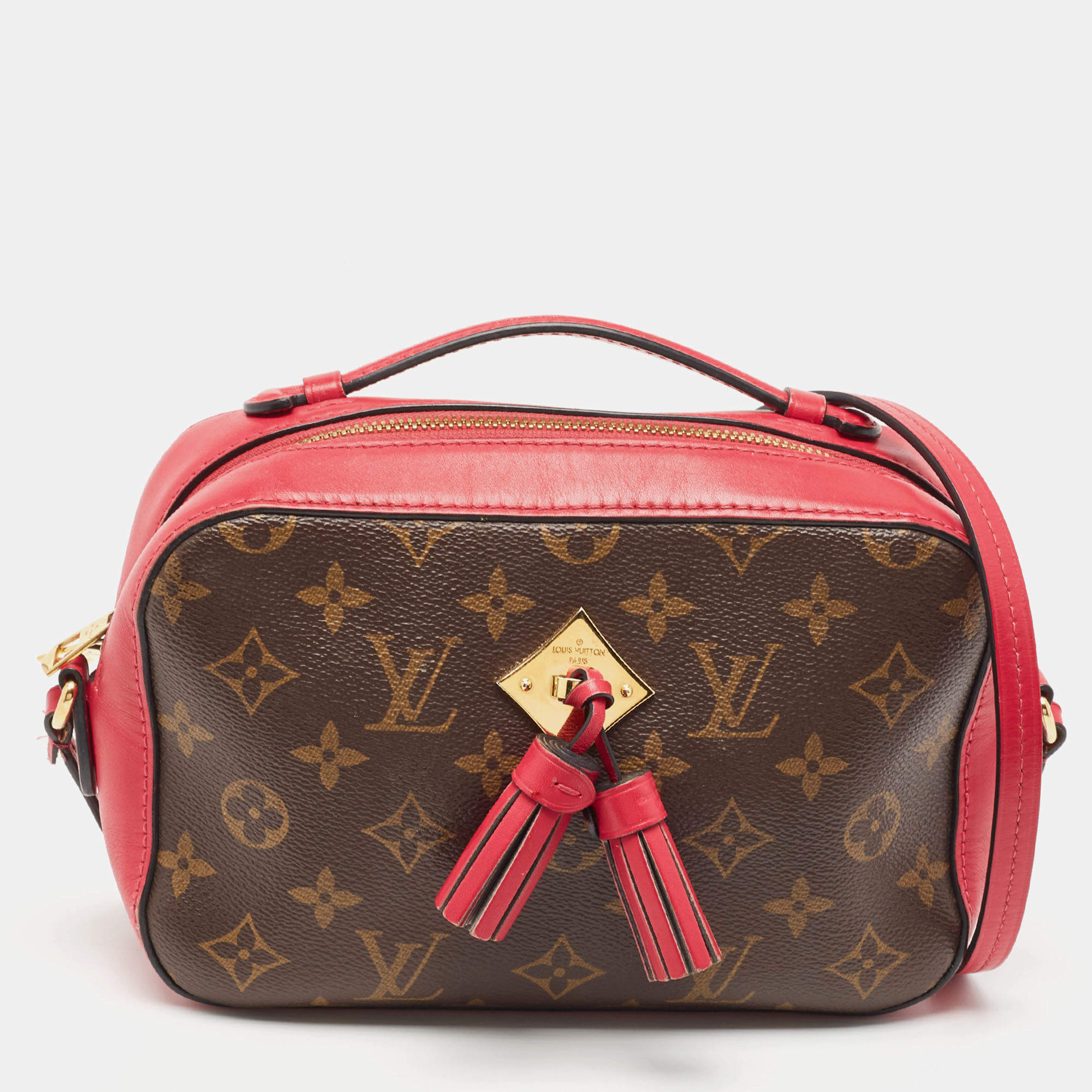 مملوكة مسبقًا Louis Vuitton Fuchsia Monogram Canvas Saintonge Bag