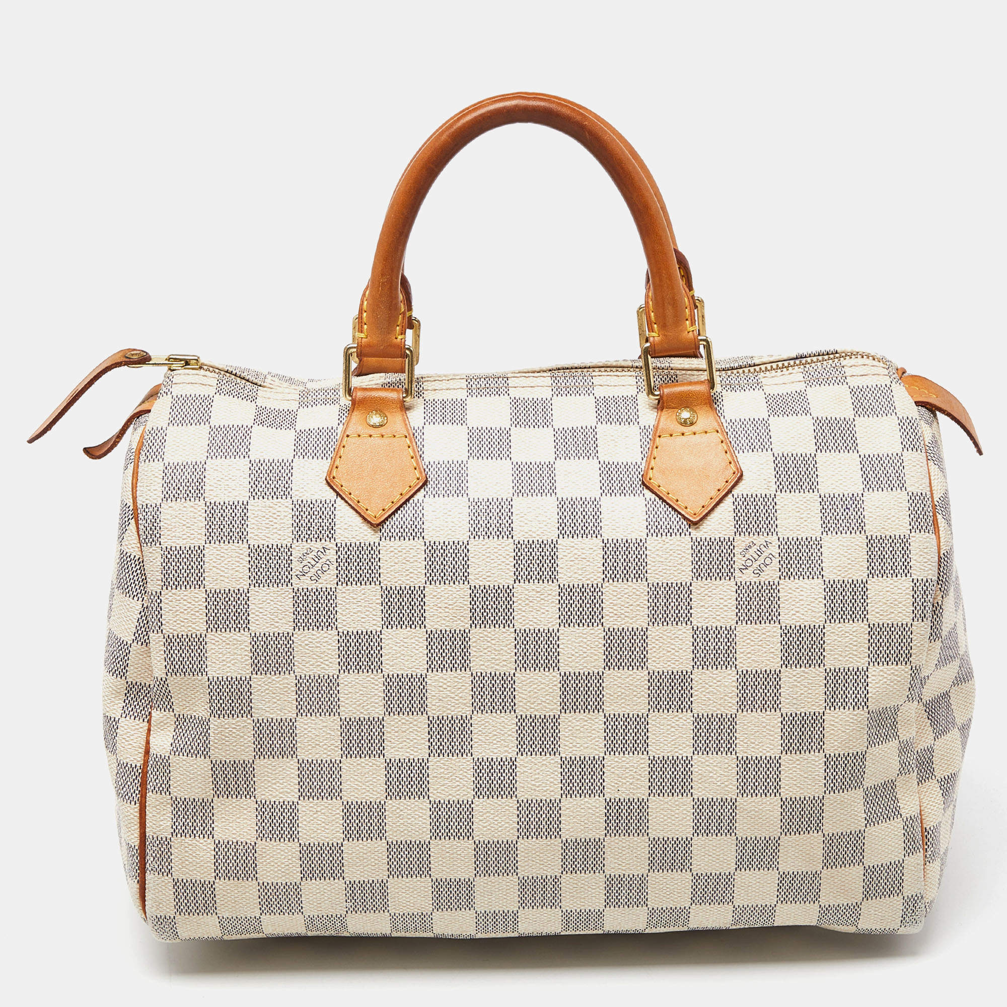 Pre Owned Louis Vuitton Damier Azur Canvas Speedy 30 Bag