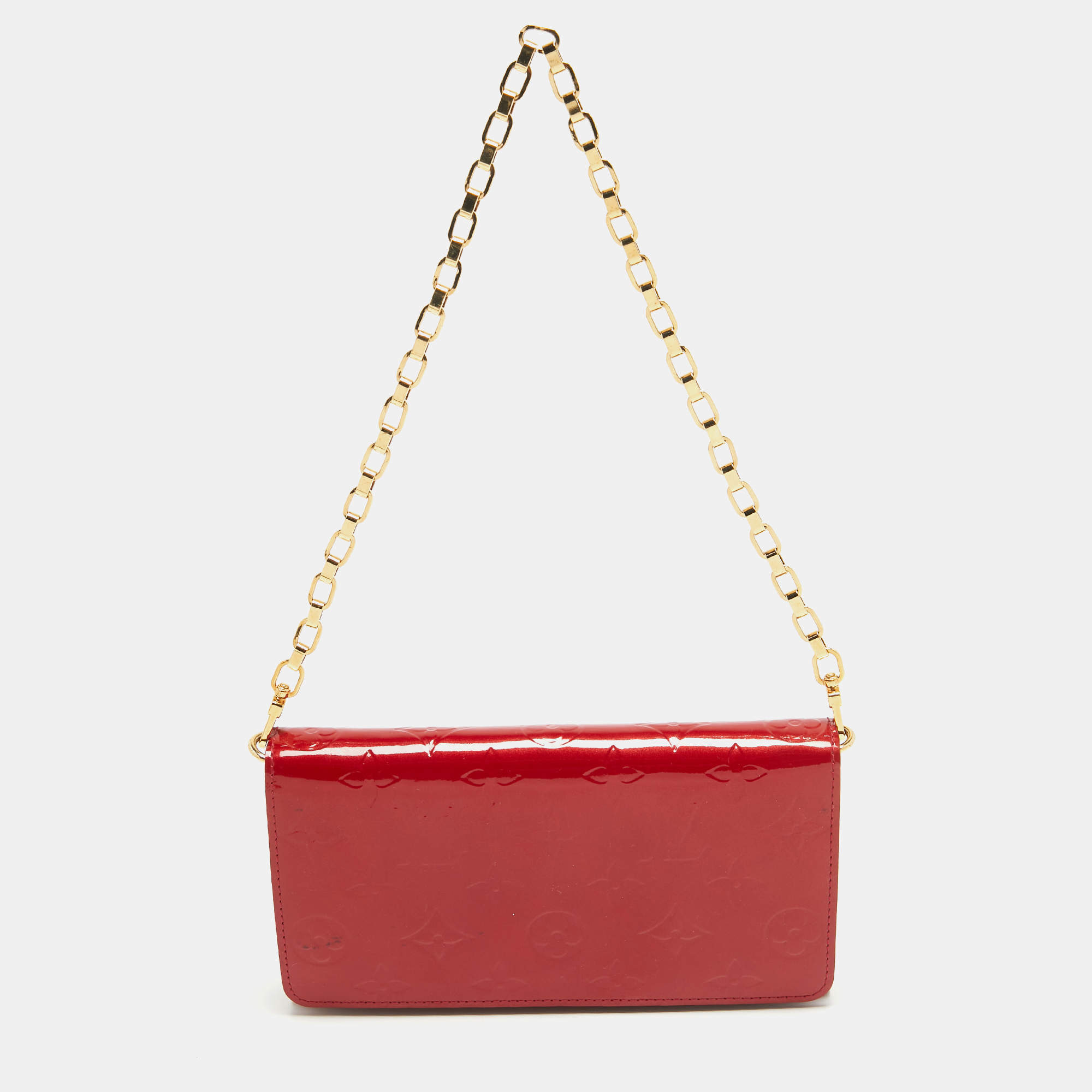 Louis Vuitton Pomme D'Amour Monogram Vernis Chaine Wallet