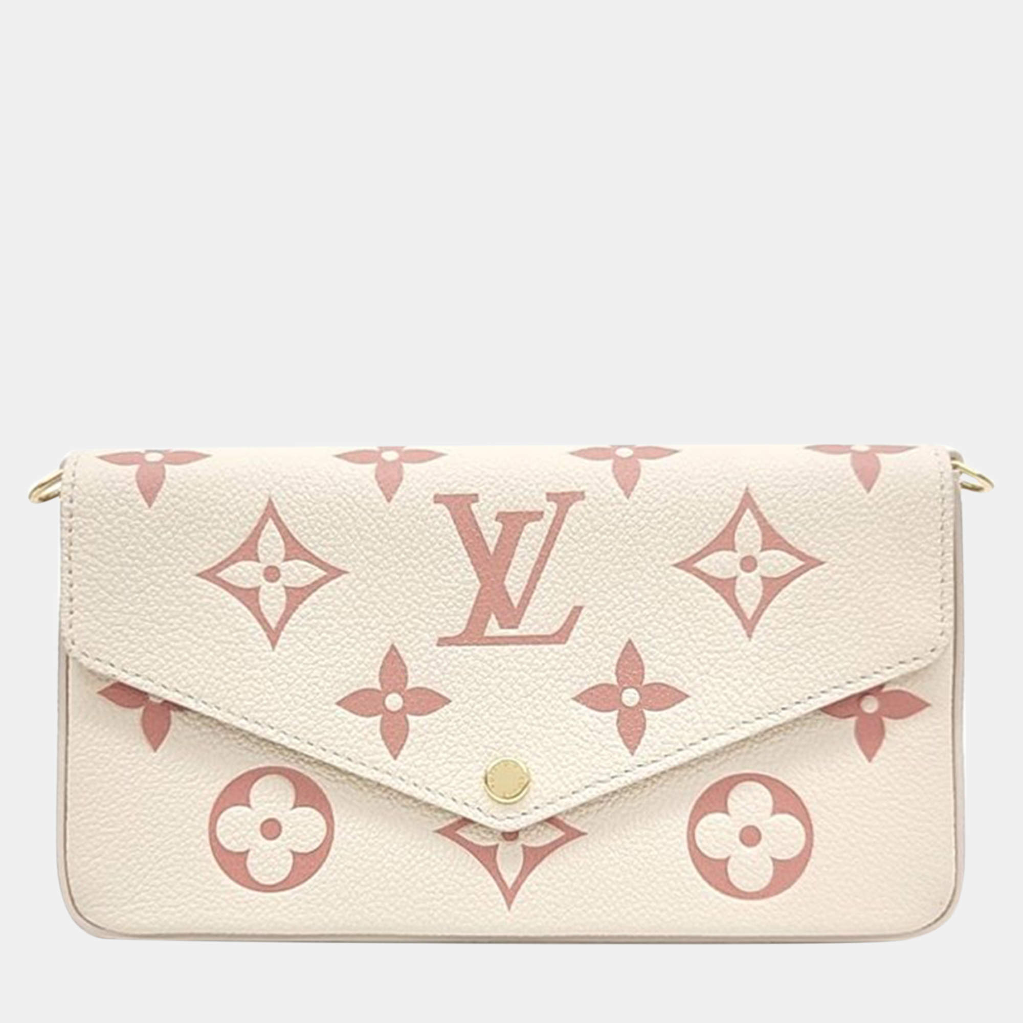 Louis VuittonPink  Giang Monogram Canvas Pochette Felicie Shoulder Bag