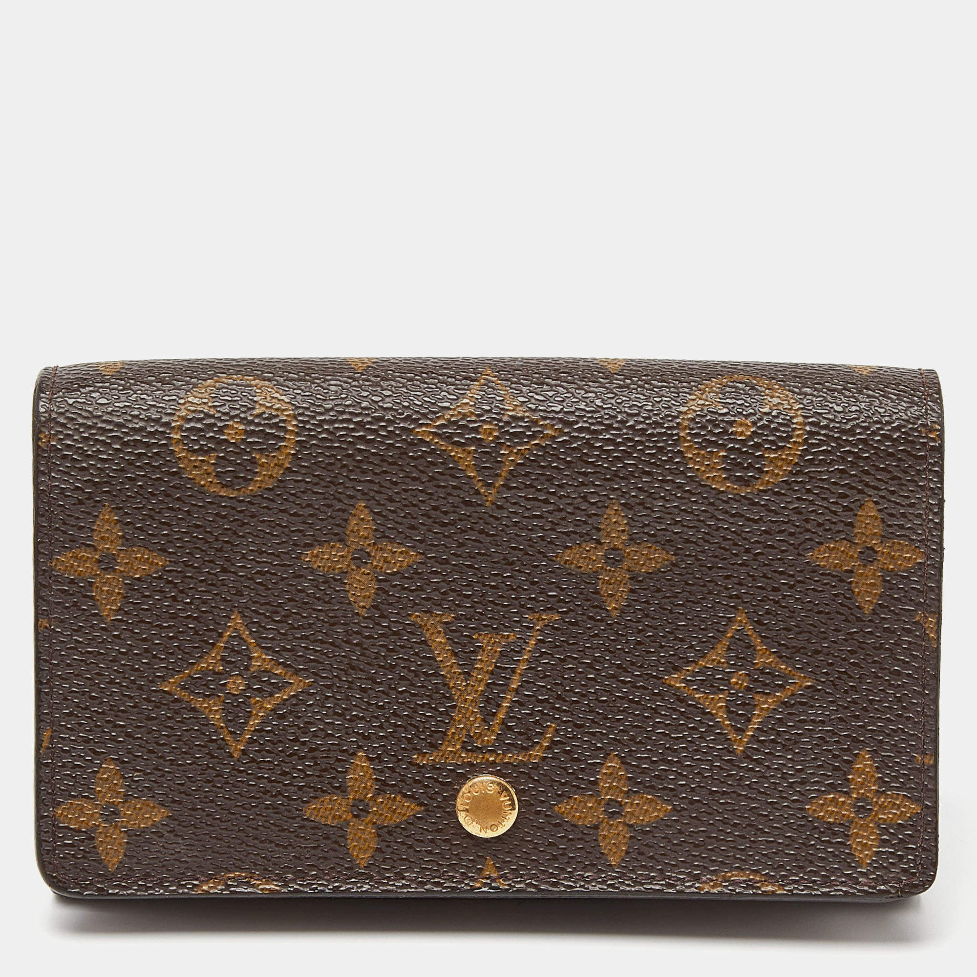 Louis Vuitton Monogram Canvas Porte Monnaie Billets Tresor Wallet