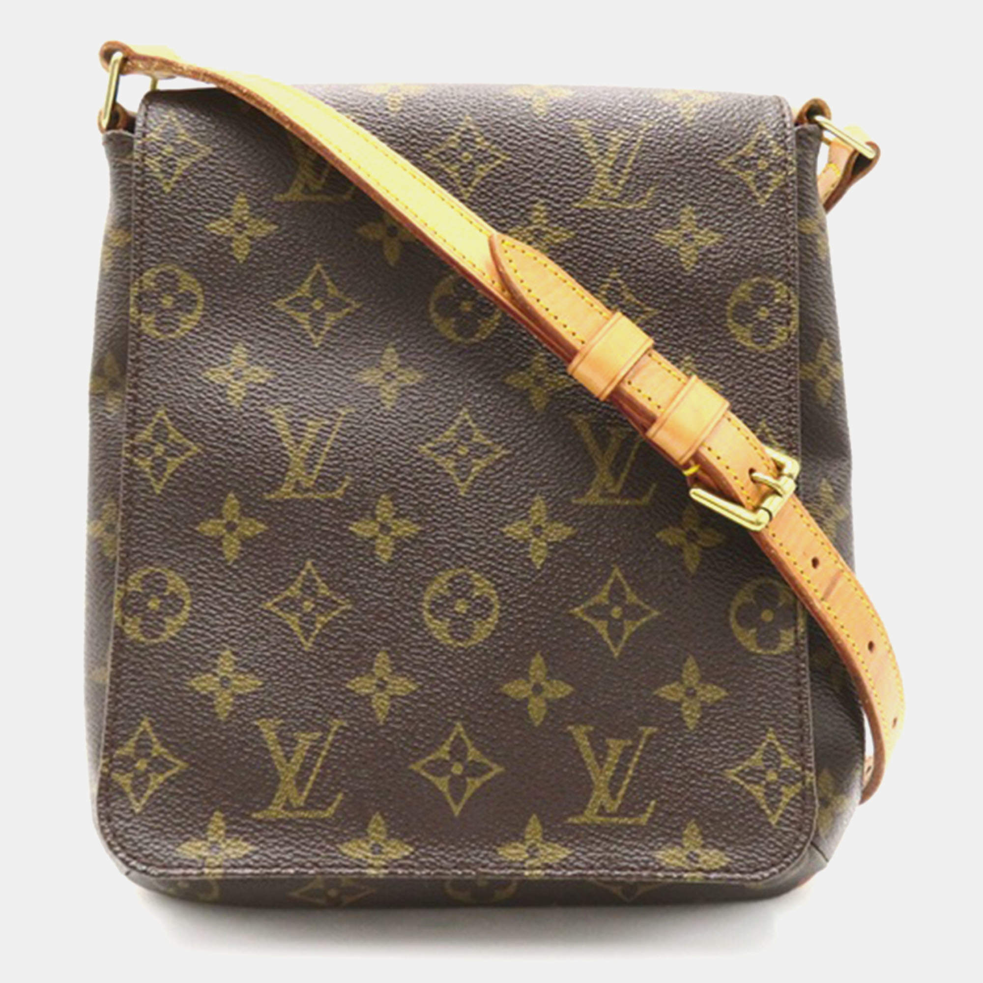 Louis Vuitton Brown Monogram Canvas Musette Salsa Short Strap Bag