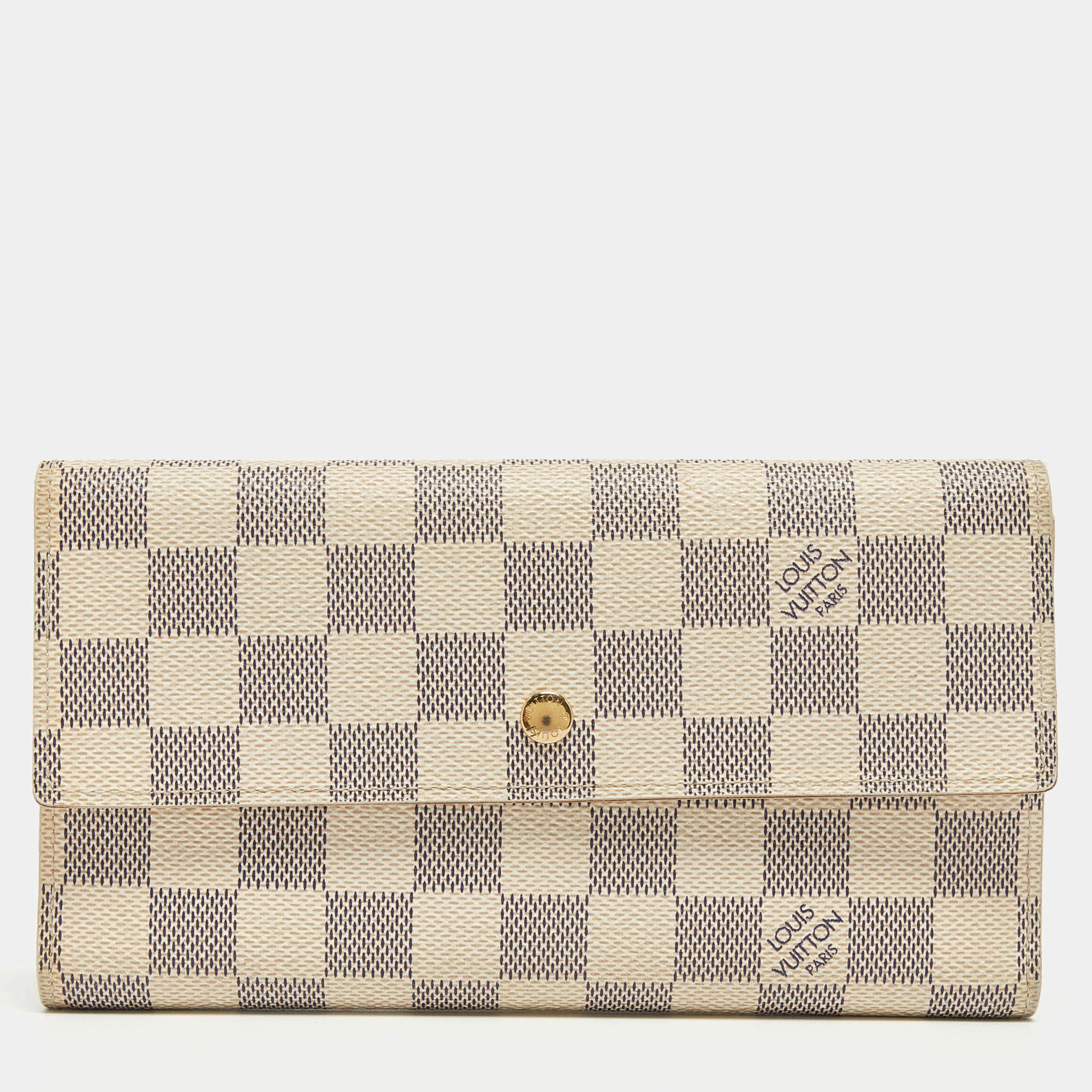 Louis Vuitton Damier Azur Canvas Porte Tresor International Wallet