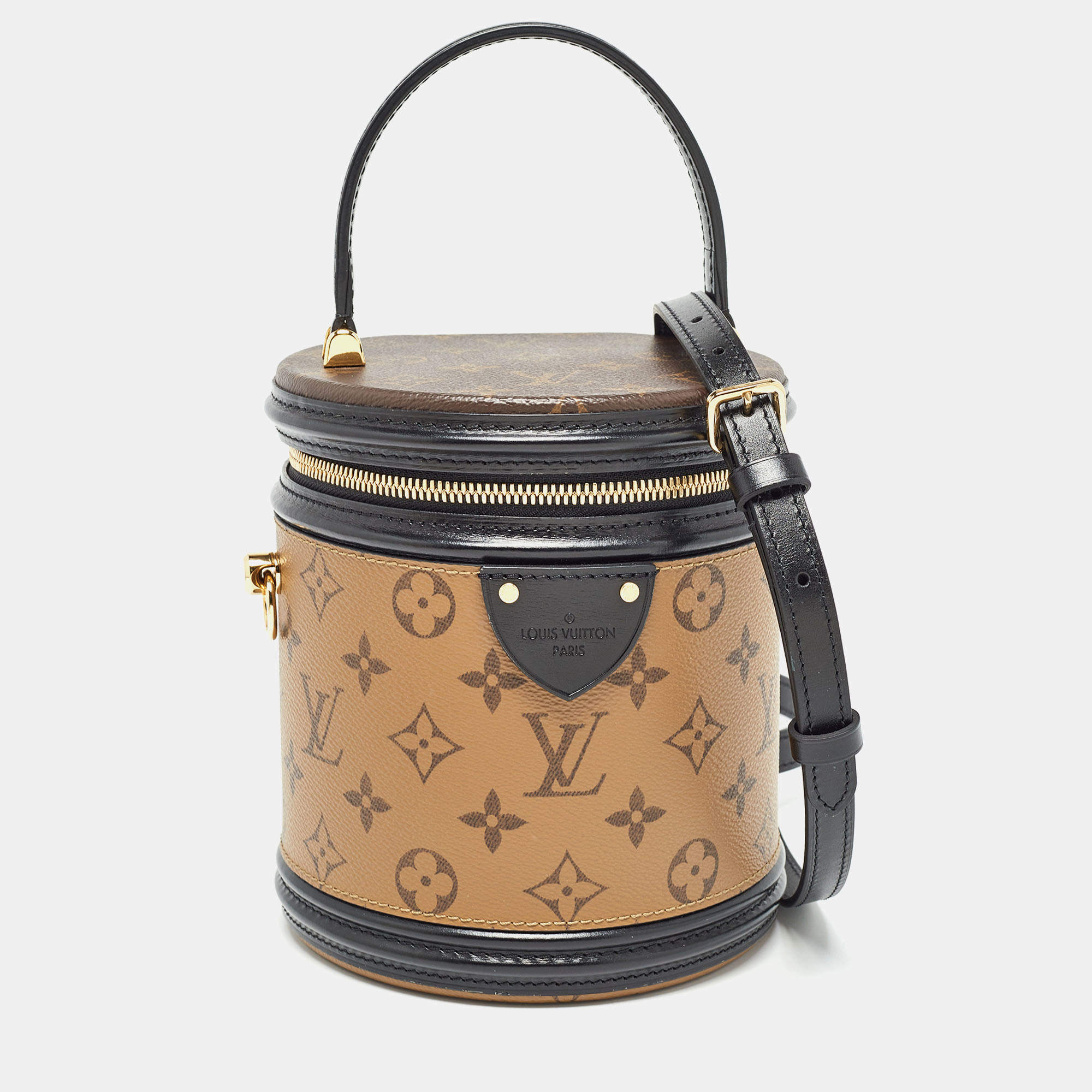 Pre Owned Louis Vuitton Monogram Reverse Canvas Cannes Bag